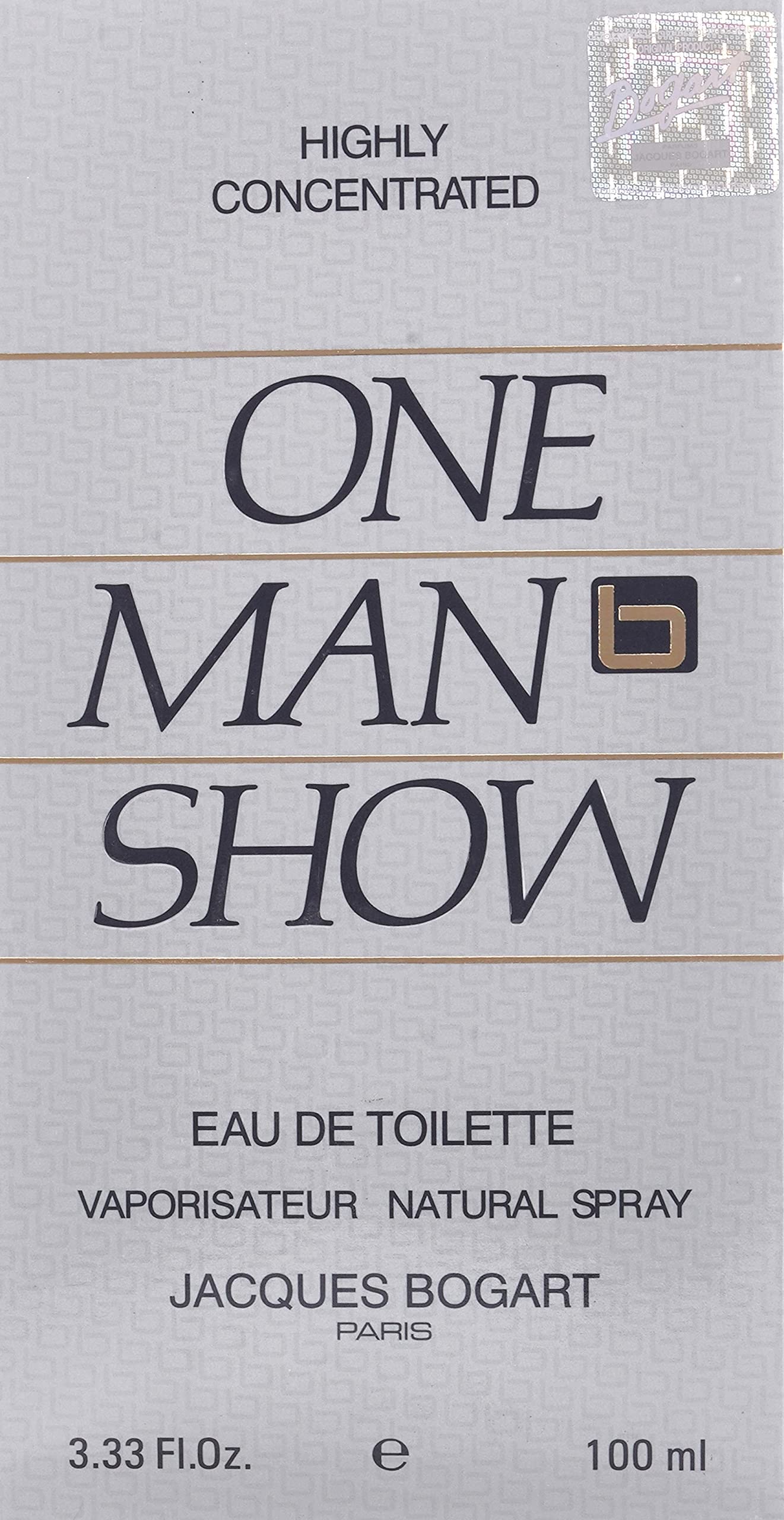 One Man Show By Jacques Bogart For Men. Eau De Toilette Spray 3.3 Ounces (Pack Of 3)