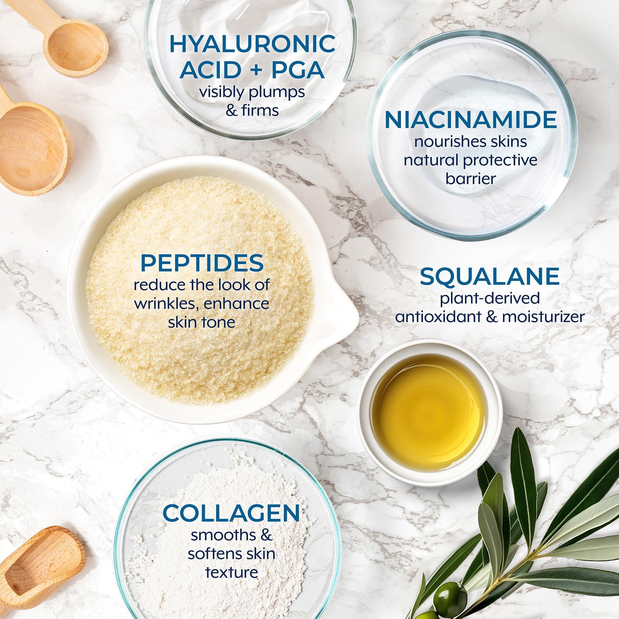 Plexaderm 15 Ml Night Time Collagen Serum For Firmer, Fuller, More Youthful Looking Skin, Anti-Aging Collagen & Peptide Serum Fo