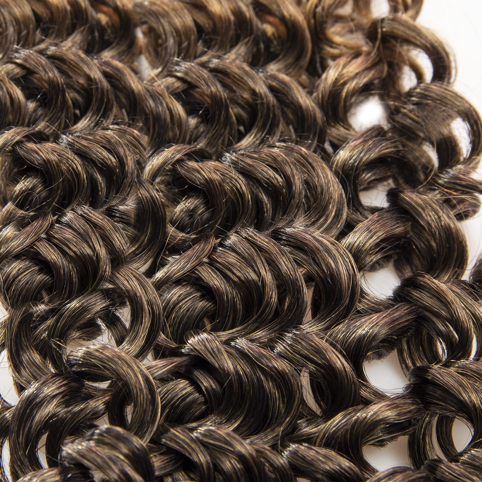 Yxcherishair Gogo Curl Crochet Hair Water Wave Crochet Hair Ombre Blonde Synthetic Bohemian Crochet Braid Deep Wave Braiding Hai