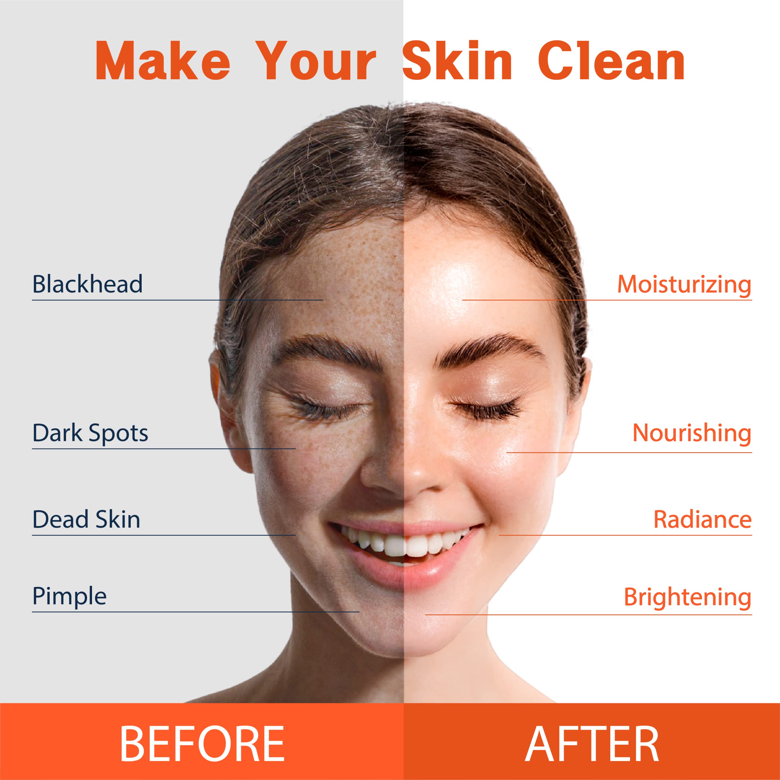 Purederm Vegan Vitamin Sheet Masks (12 Packs) - Facial Sheet Mask For Brightening & Radiance Treatment
