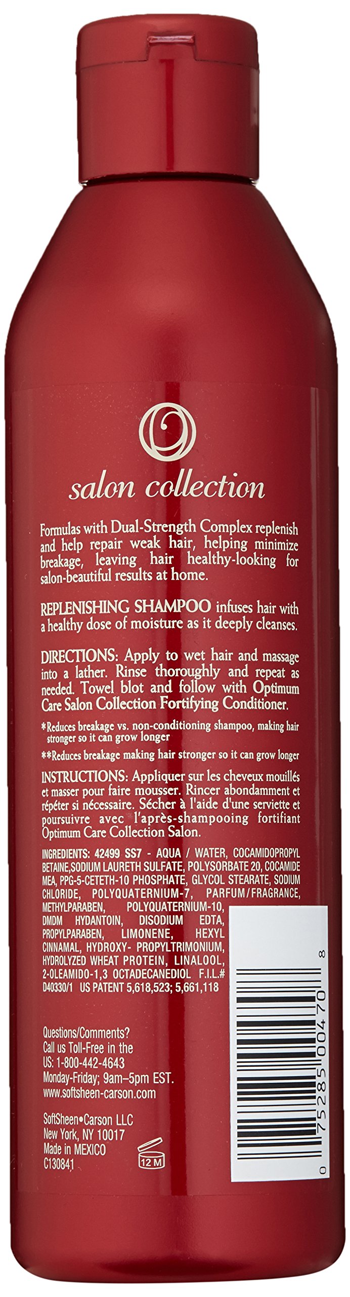 Optimum Care Shampoo, Replenishing, 13.5 oz
