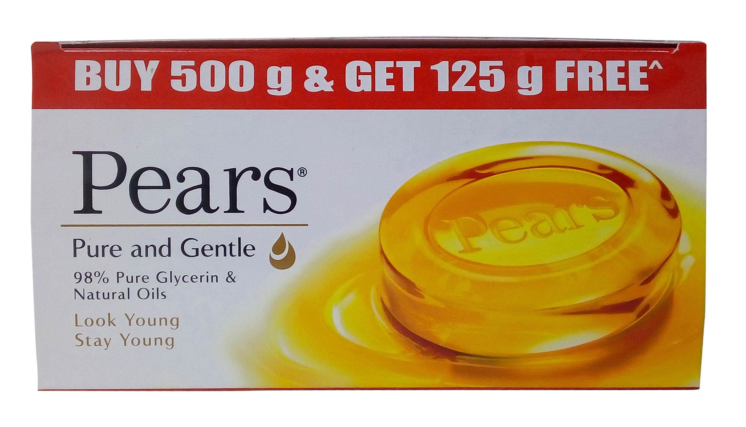 Pears Soap, Pure And Gentle, 5 X 125G Promo Pack