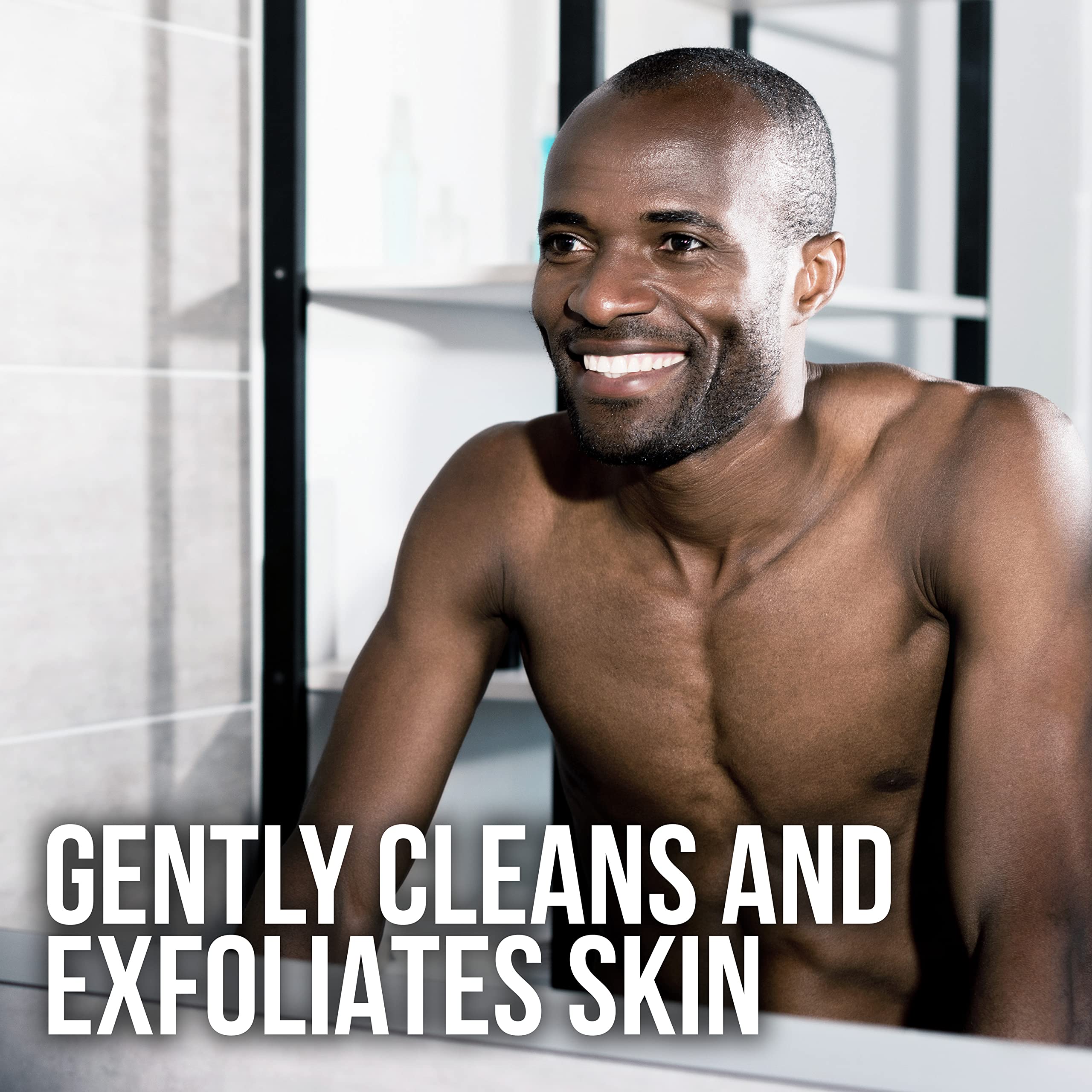 Axe Modern Shower Tool Skin Cleanser For Smoother Skin Detailer Exfoliates And Gently Cleanses One Size 3 Count, Black