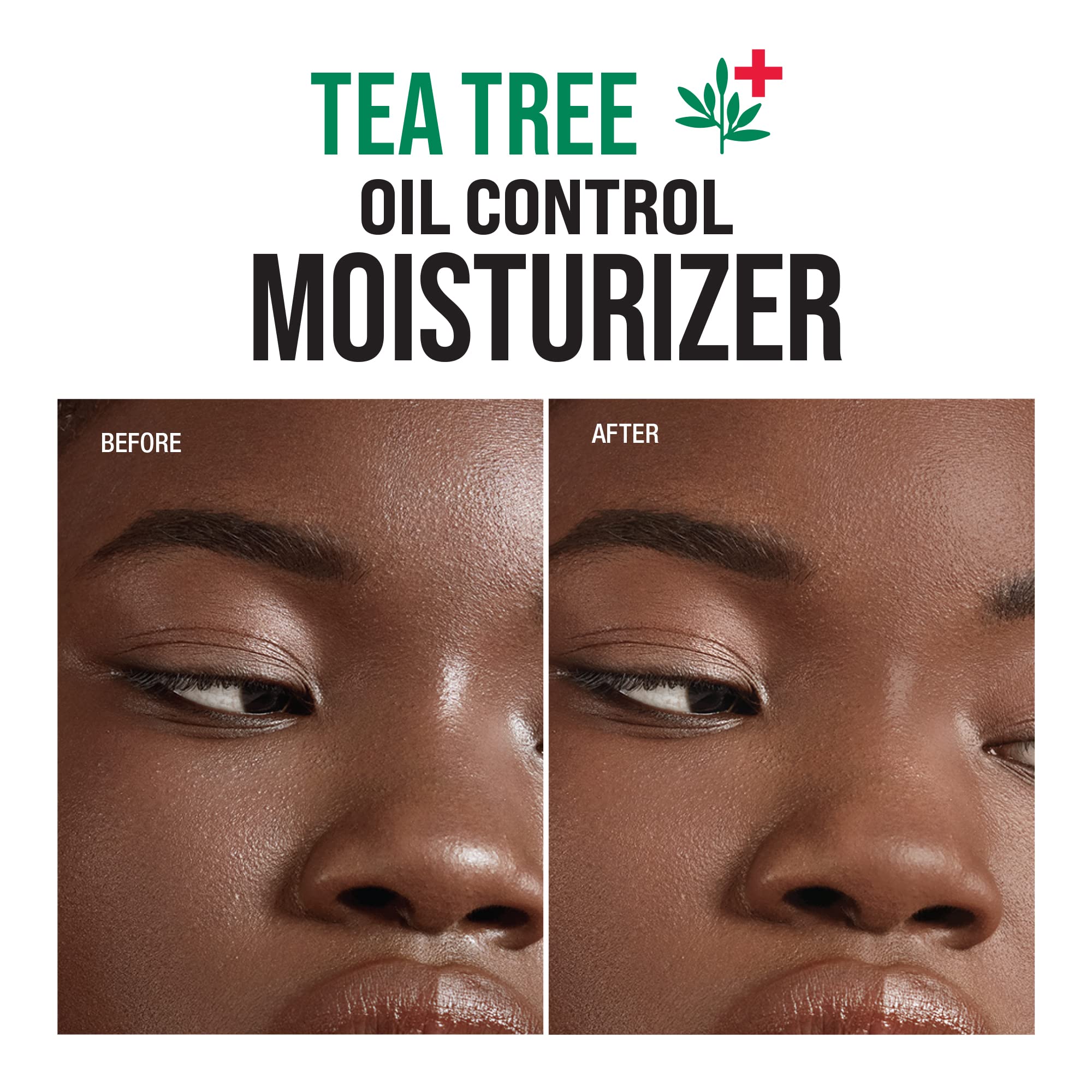 Kiss New York Face Moisturizer Tea Tree Oil Control Anti-Shine Facial Moisturizer, Korean Skin Care For Normal To Oily Skin, Lig