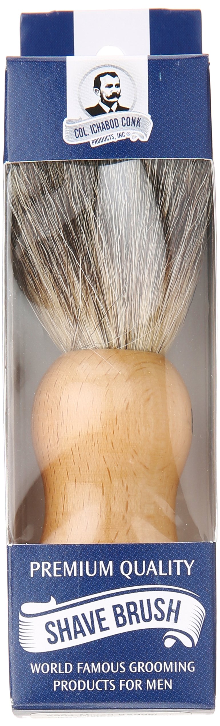 Colonel Conk Products 904 Mixed Badger Brush-beech Wood Handle