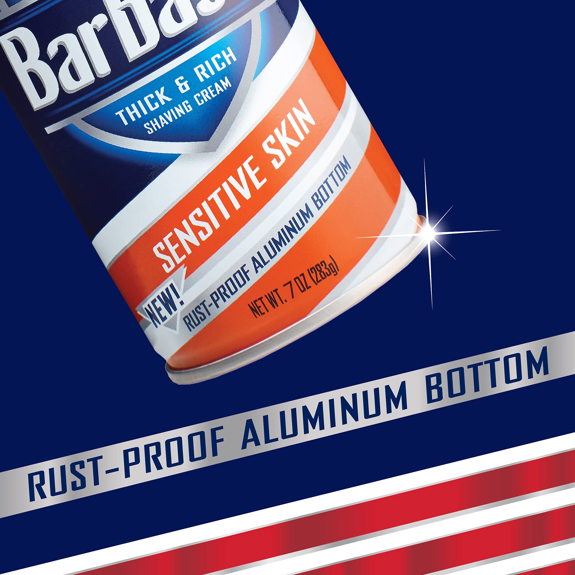 Barbasol Shave Cream 7 Ounce (Sensitive Skin, Pack Of 2)