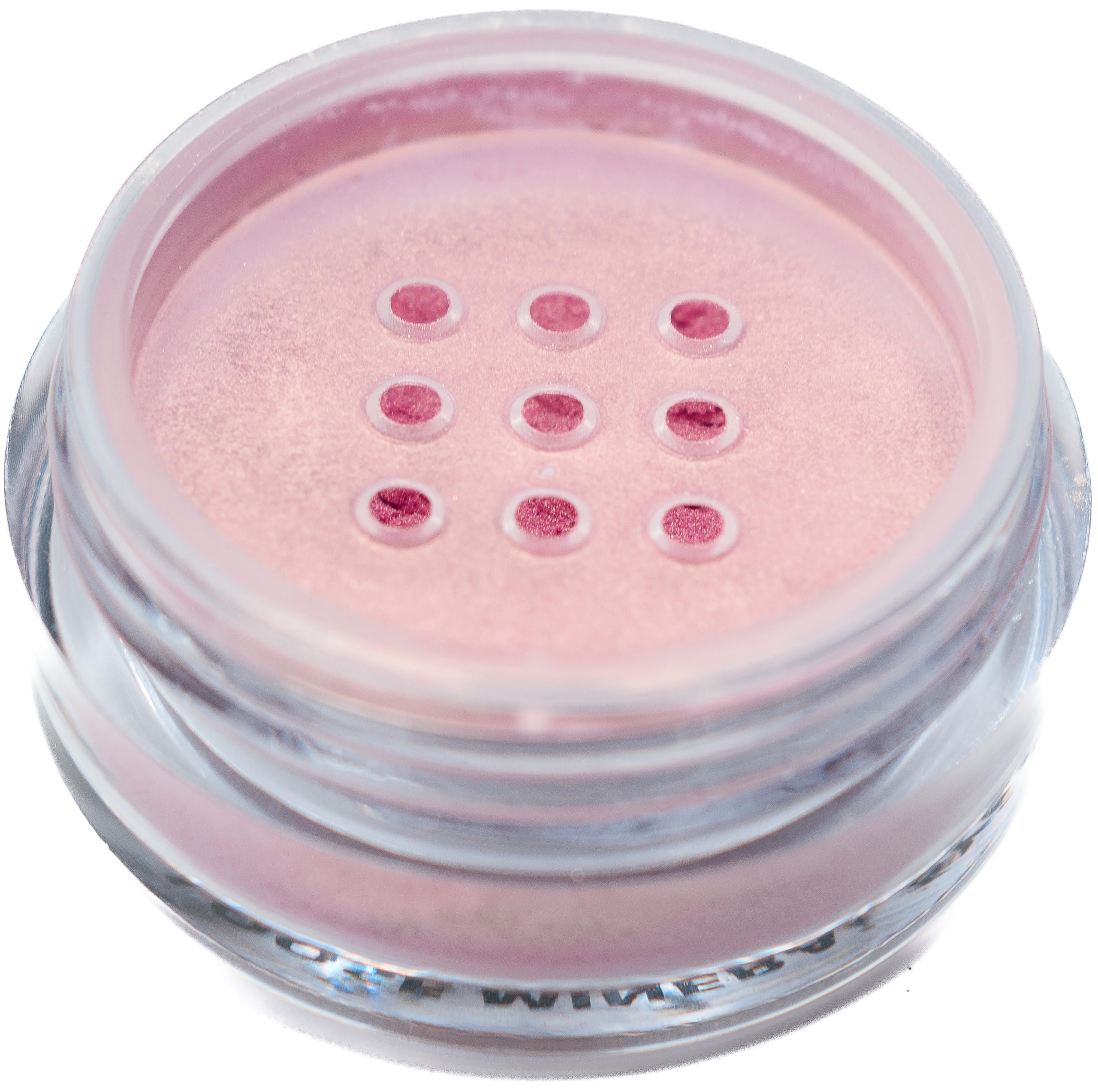 Pure Ziva Pink Mocha Loose Eyeshadow Powder Pigment, Single Glitter Mineral Dust Jar Pot, Talc & Paraben Free, No Animal Testing