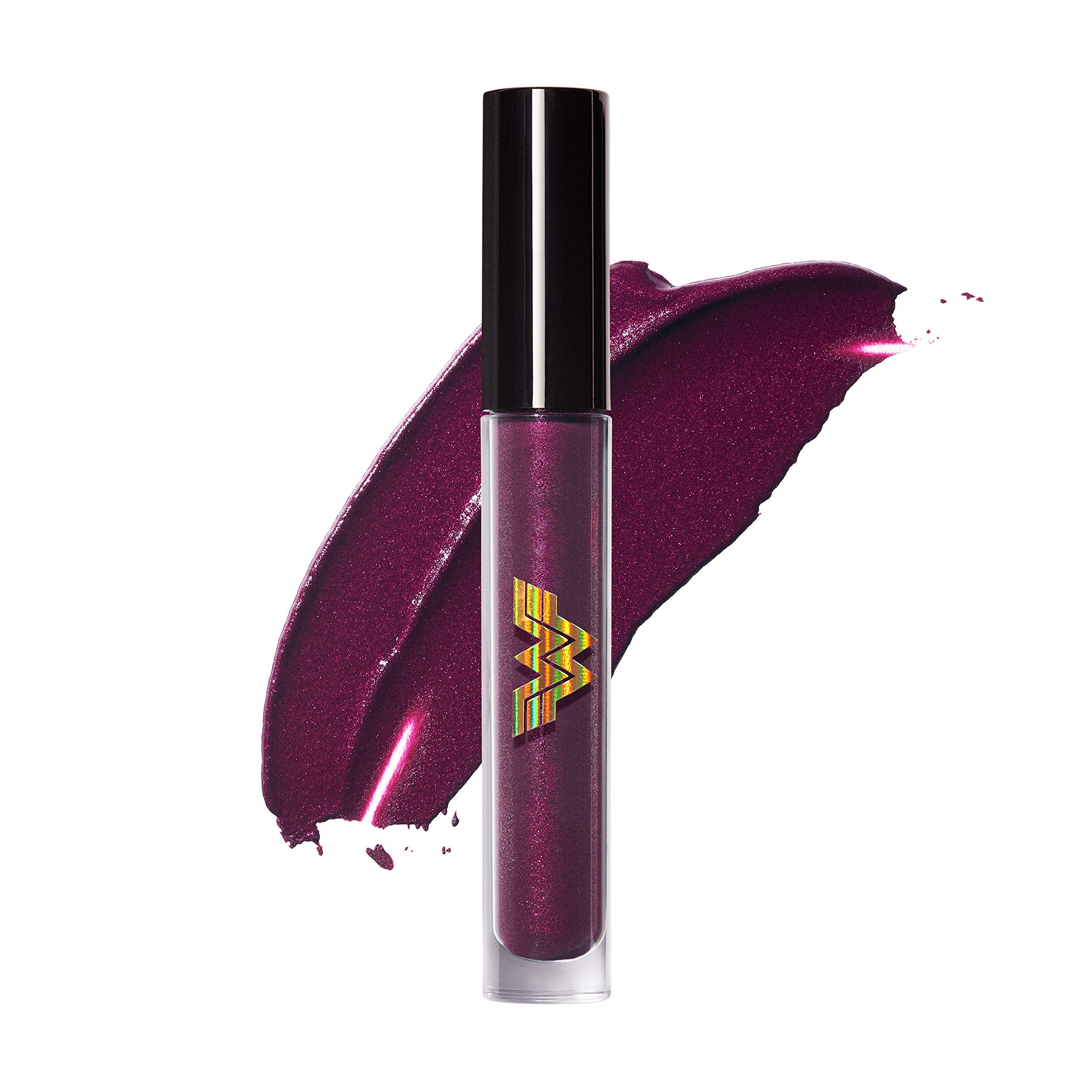 Revlon X Ww84 Wonder Woman Warrior Glitter Lipcolor, Transforming Matte To Shimmer Full Coverage Liquid Lipstick In Purple, 002