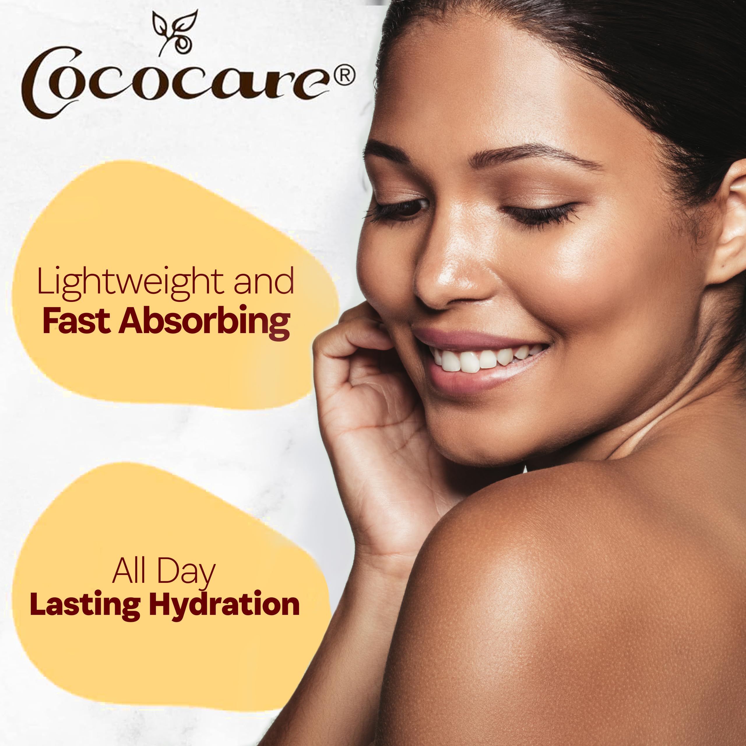 Cococare Cocoa Butter Body Oil - Lightweight And Fast Absorbing - 8.5 Fl Oz