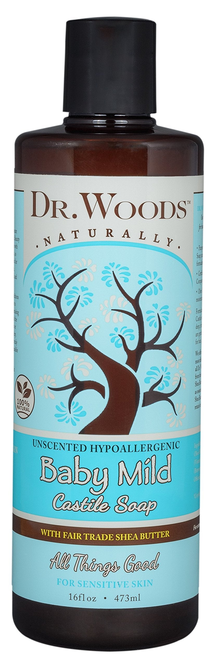Dr.woods Shea Vision Baby Mild Castile Soap - 16 Oz