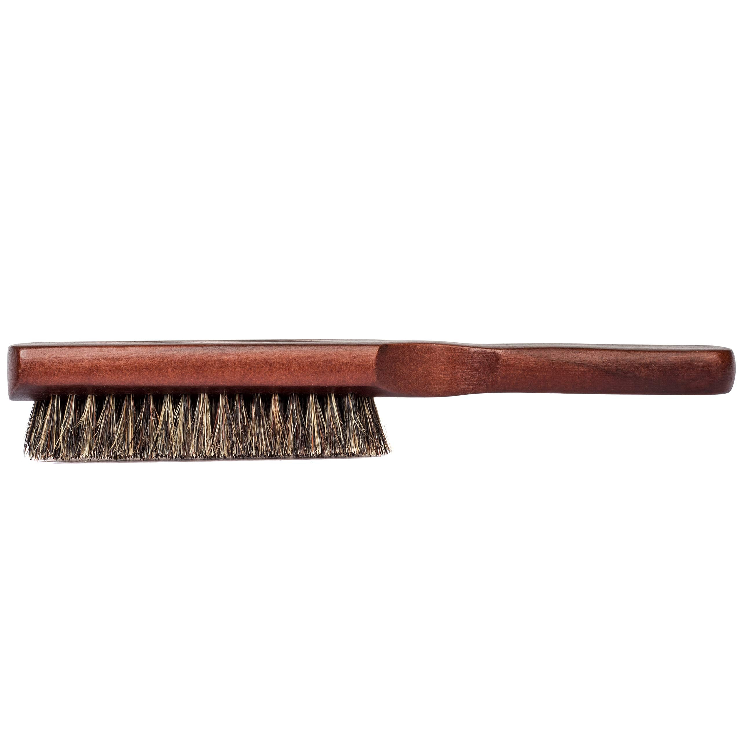 Grannaturals Soft Bristle Hair Brush For Men - Natural Wooden Boar Bristle Hairbrush For Styling Beards, Fades, Bristle Brush Fo