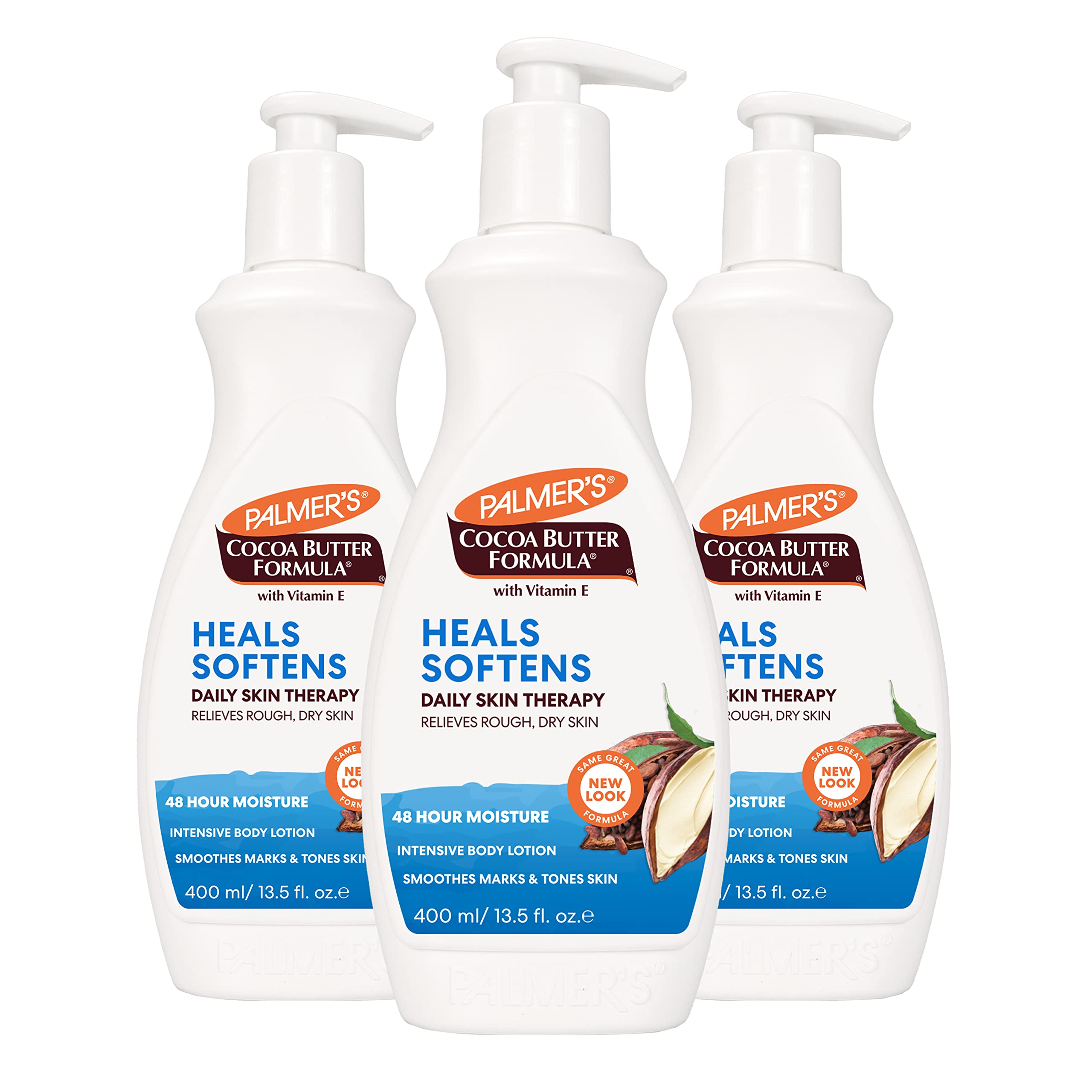 Palmer'S Cocoa Butter Formula Daily Skin Therapy Cocoa Butter Body Lotion For Dry Skin, Hand & Body Conditioner, Pump Bottle,13.