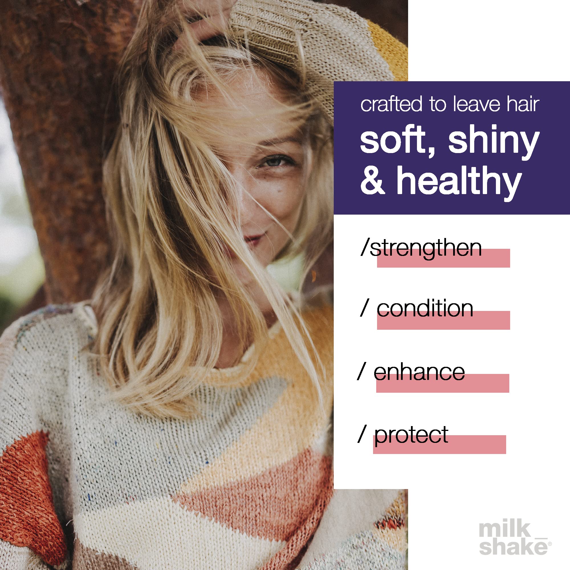 Milk_Shake Silver Shine Purple Shampoo For Blonde Hair - Blonde Toner For Brassy Hair 100% Sles-Free, 101 Fl Oz