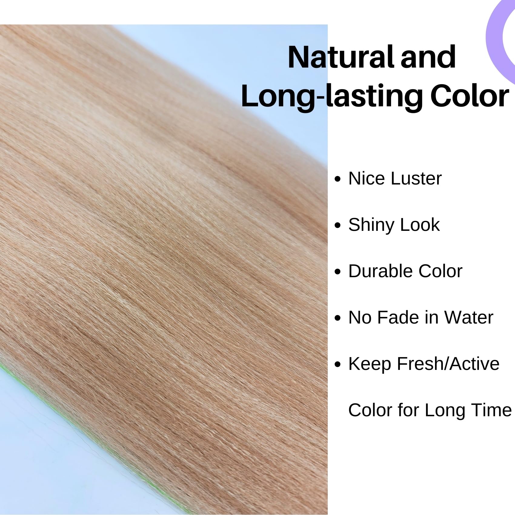 Ash Blonde Braiding Hair Pre Stretched Mixed Knotless Braids Hair Extension for Braiding