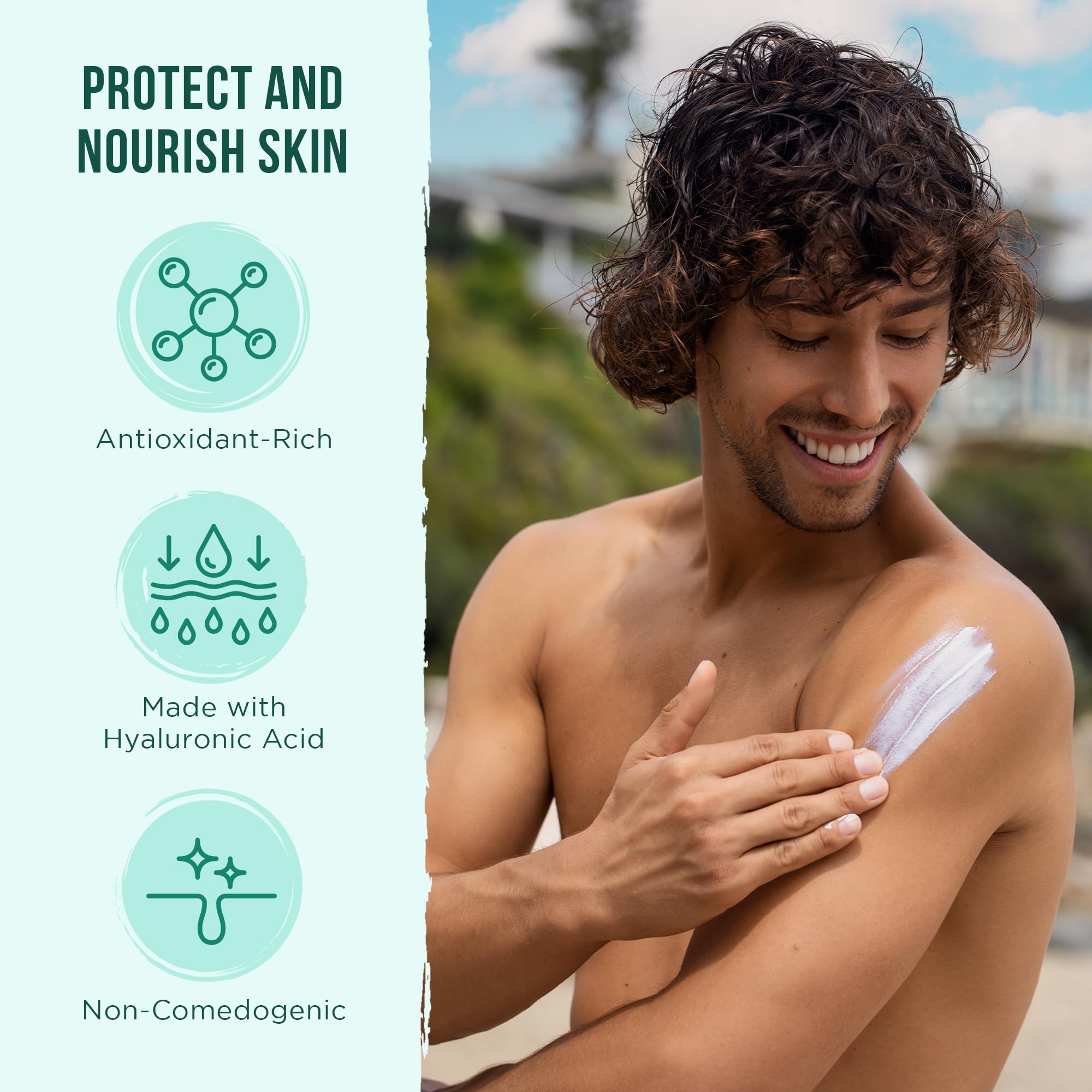 Sand Cloud Broad Spectrum Mineral Sunscreen for Face SPF 30, 1.7 Oz - Zinc Oxide Face Sunscreen for Sensitive Skin - Fragrance-F