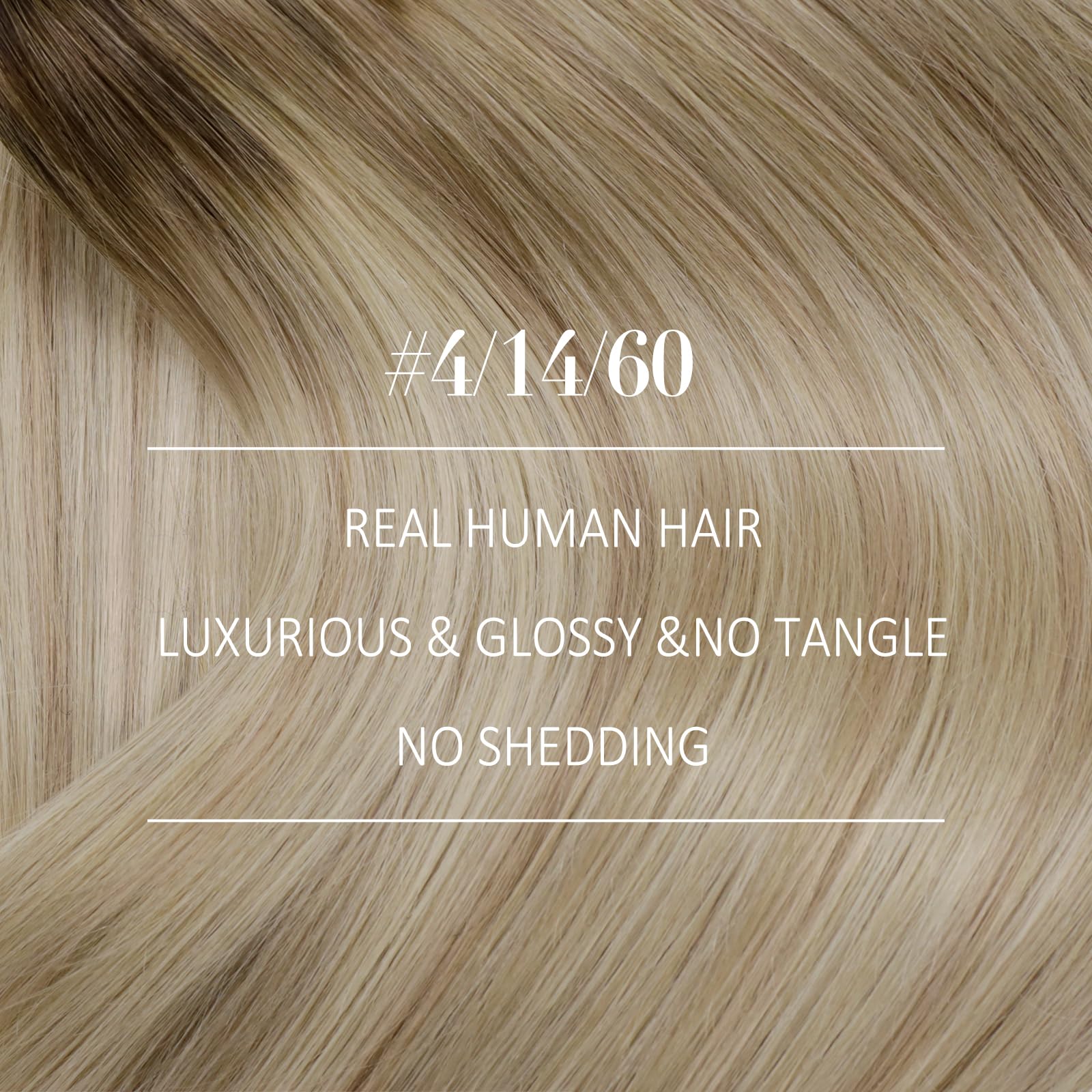 YoungSee 135G Clip in Human Hair Extension Ombre Clip in Real Hair Extension Dark Brown Ombre Golden Blonde Mix Platinum Blonde