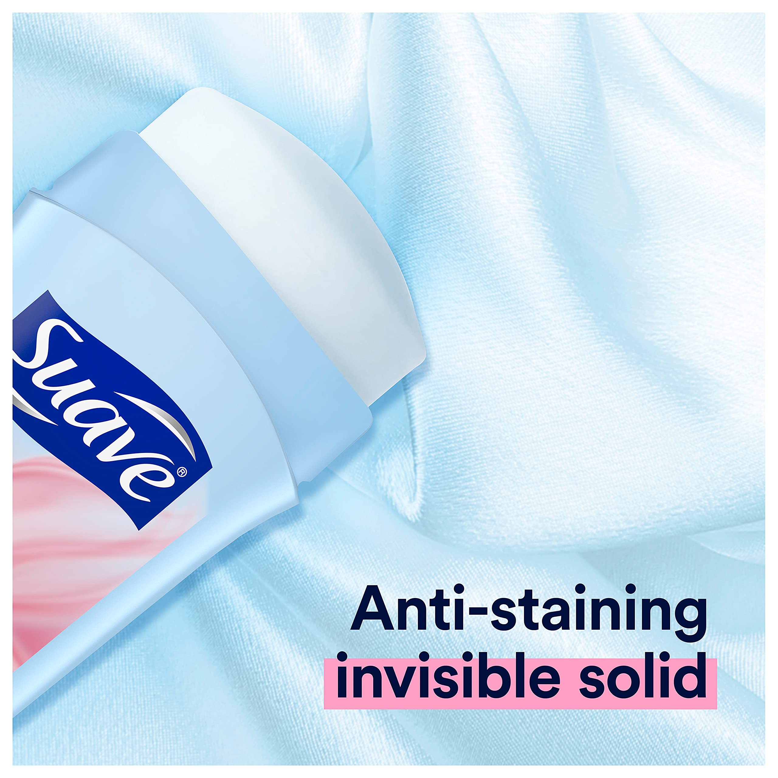 Suave 24 Hour Protection Anti-Perspirant Deodorant Invisible Solid Powder Twin Pack 5.20 Oz
