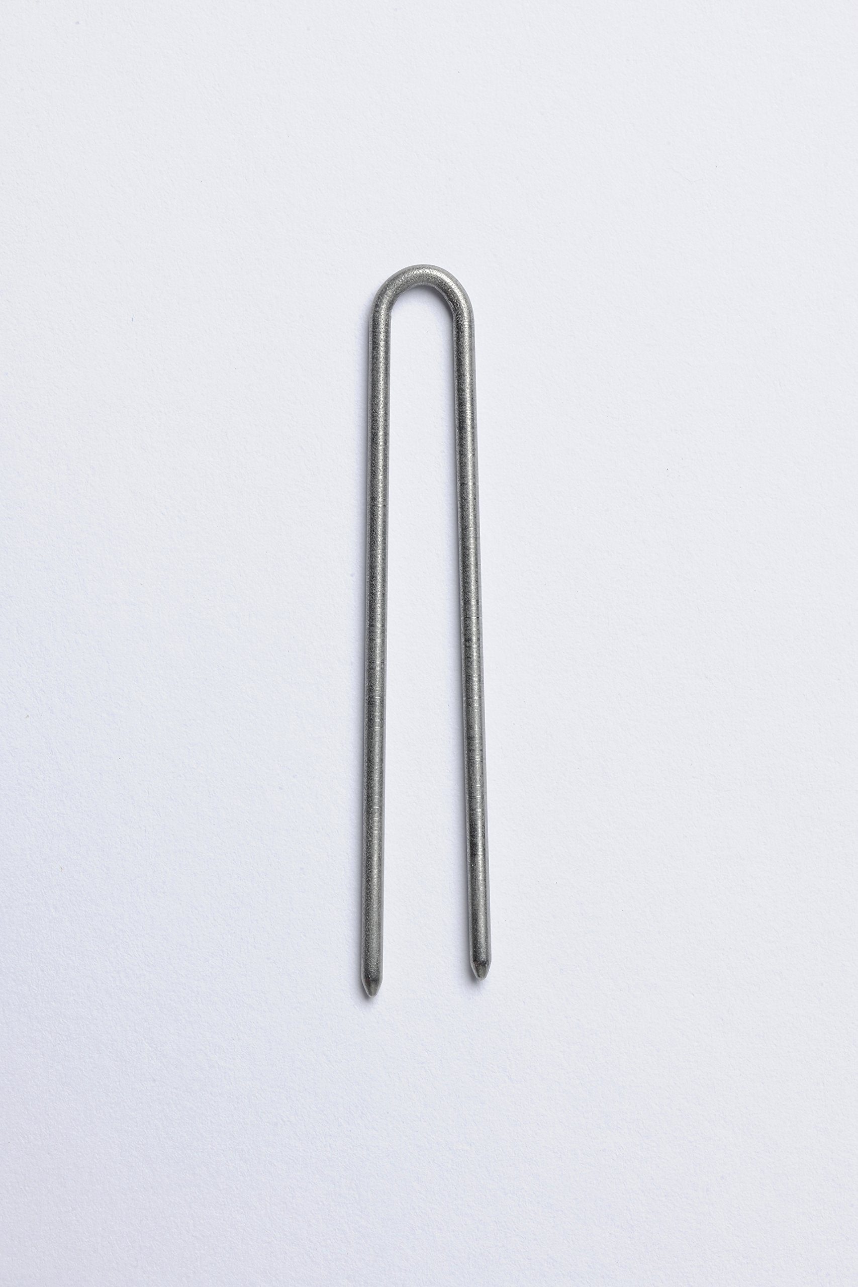 AMISH VALLEY PRODUCTS Stainless Steel Snagless Hairpins, 1 5/8 Inch, Silver, Handmade Heavy Duty