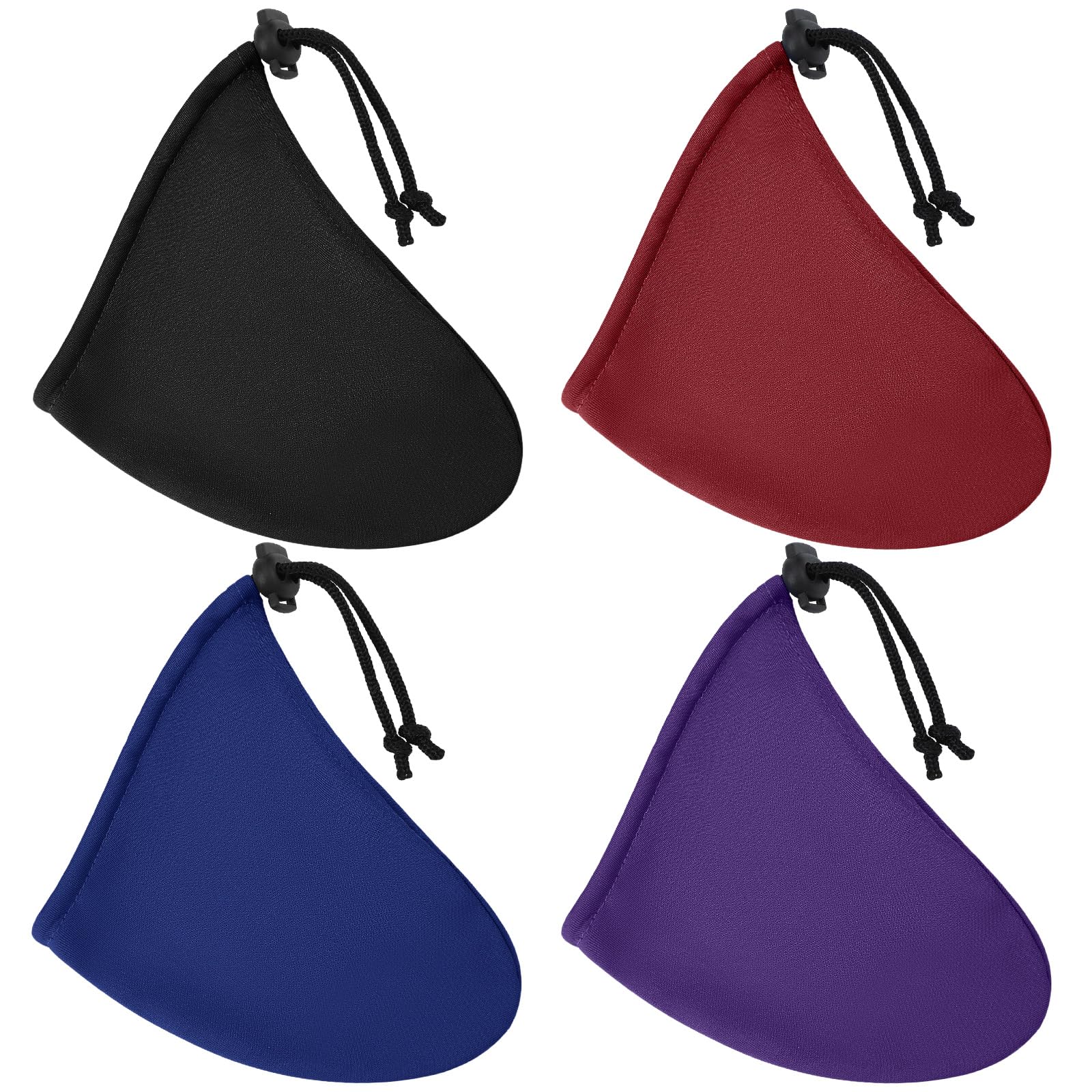 Dansydaisy Mens Tanning Pouch Sun Protection, Tanning Cover for Men (Black, Red, Purple, Blue,4 Pcs)