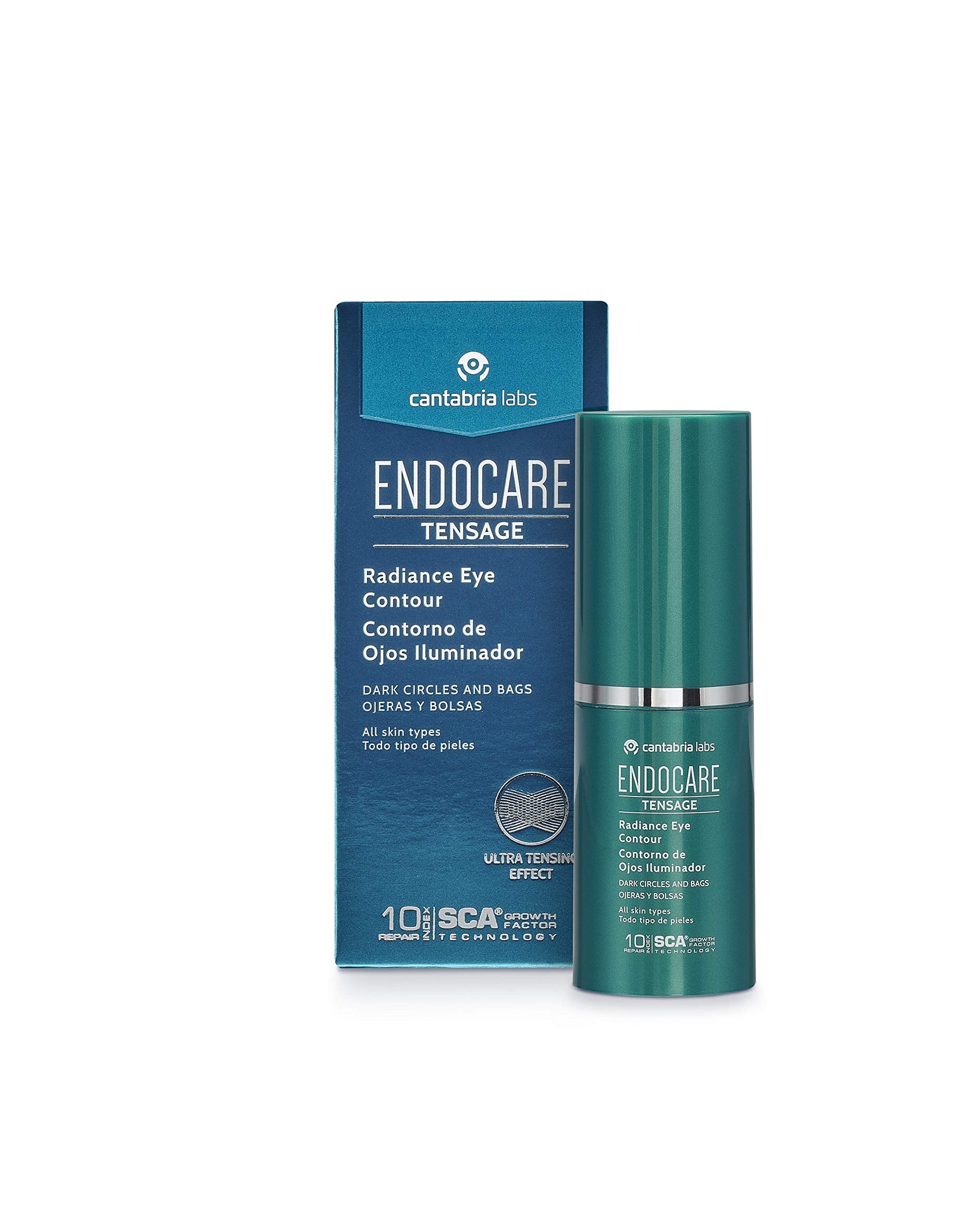 Endocare Tensage Eye Contour Radiance 15Ml - Peptide Anti-Aging Moisturizer For All Skin Types