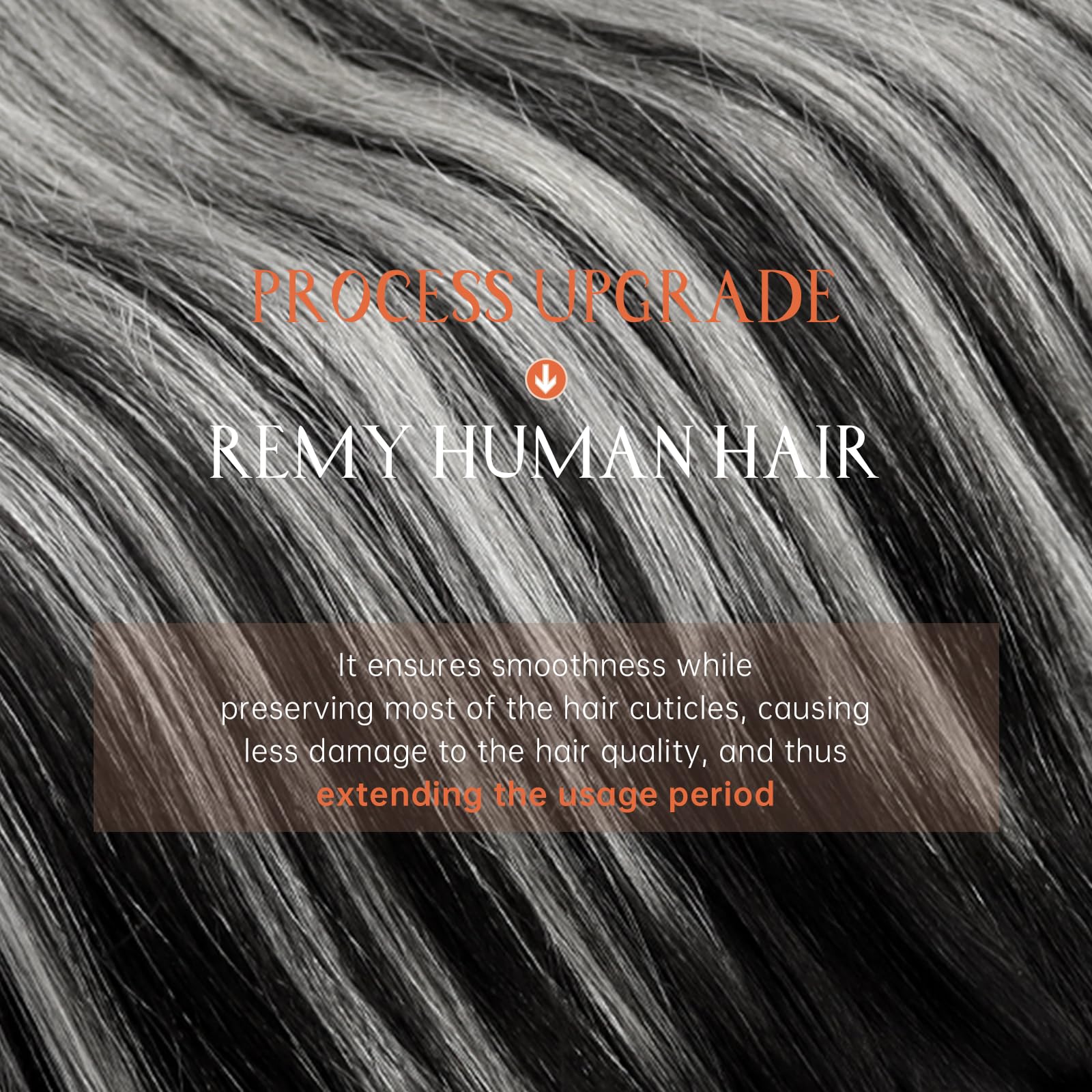 Sunny Silver Clip in Extensions Real Human Hair Black Grey Clip in Hair Extensions Human Hair Natural Black Ombre Silver Balayag