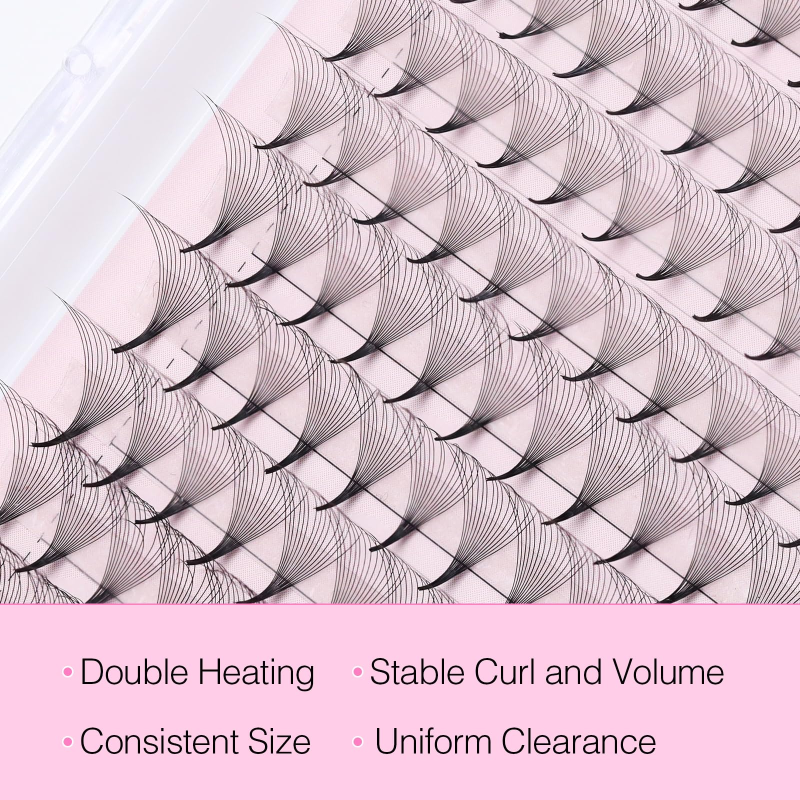 Emeda 320 Fans Bulk Premade Lash Fans 12D 14D 16D 18D 20D Pointy Base Premade Fans Eyelash Extensions Stable D Curl Pre Fanned V