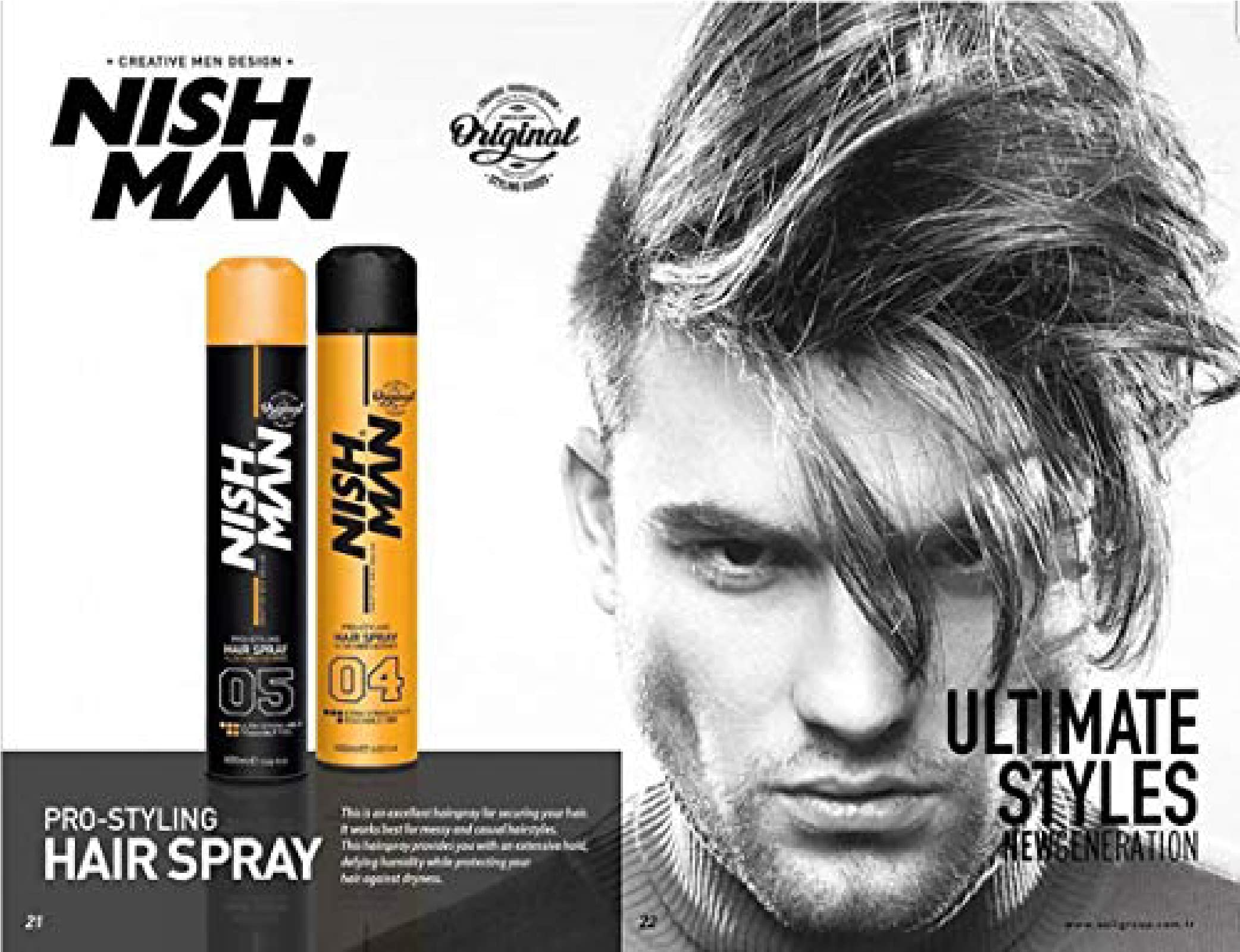 nishman Hair Styling Series (Hair Spray 05, 400ml)