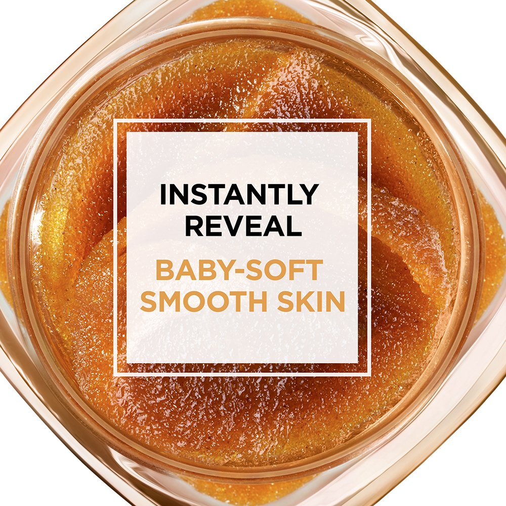LOr  al Paris Skin Care Pure Sugar Face Scrub with Grapeseed for Dull Skin to Smooth and Glow, 1.7 fl. oz.