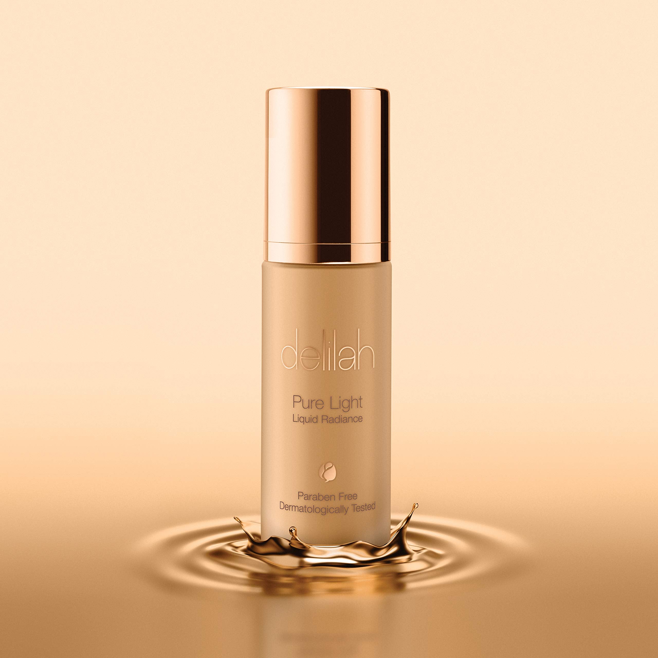 Delilah - Pure Light Liquid Radiance Illuminator - Halo - Flawless Finish - Radiant Glow - Brightens & Evens Skin Tone - Blurs D