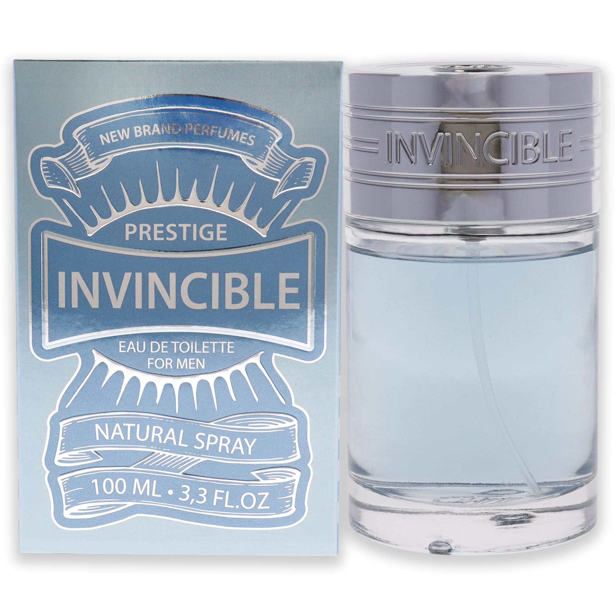 Invincible By New Brand, 3.3 Oz Eau De Toilette Spray For Men