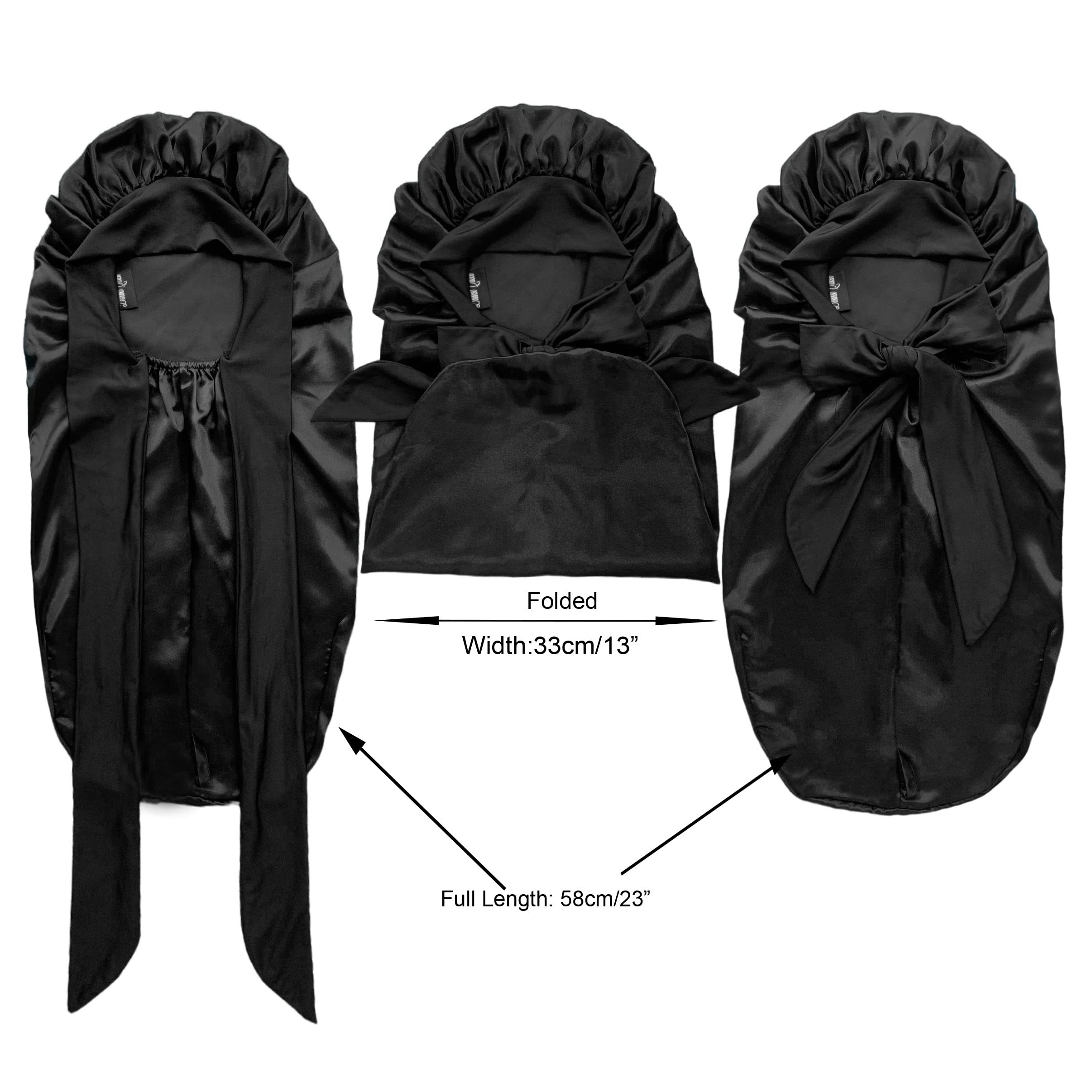 BONNET QUEEN Silk Bonnet for Sleeping Satin Bonnet Braid Bonnet Africa Sleeping Bonnet for Braids Hair Bonnet with Tie Band for