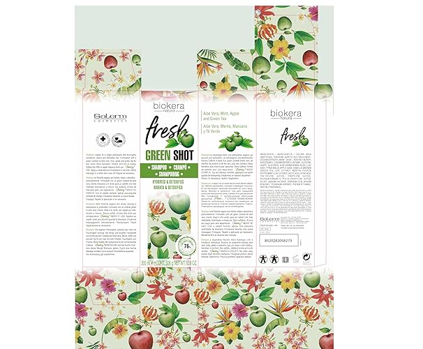 Green Shot Biokera Natura Salerm Cosmetics Shampoo