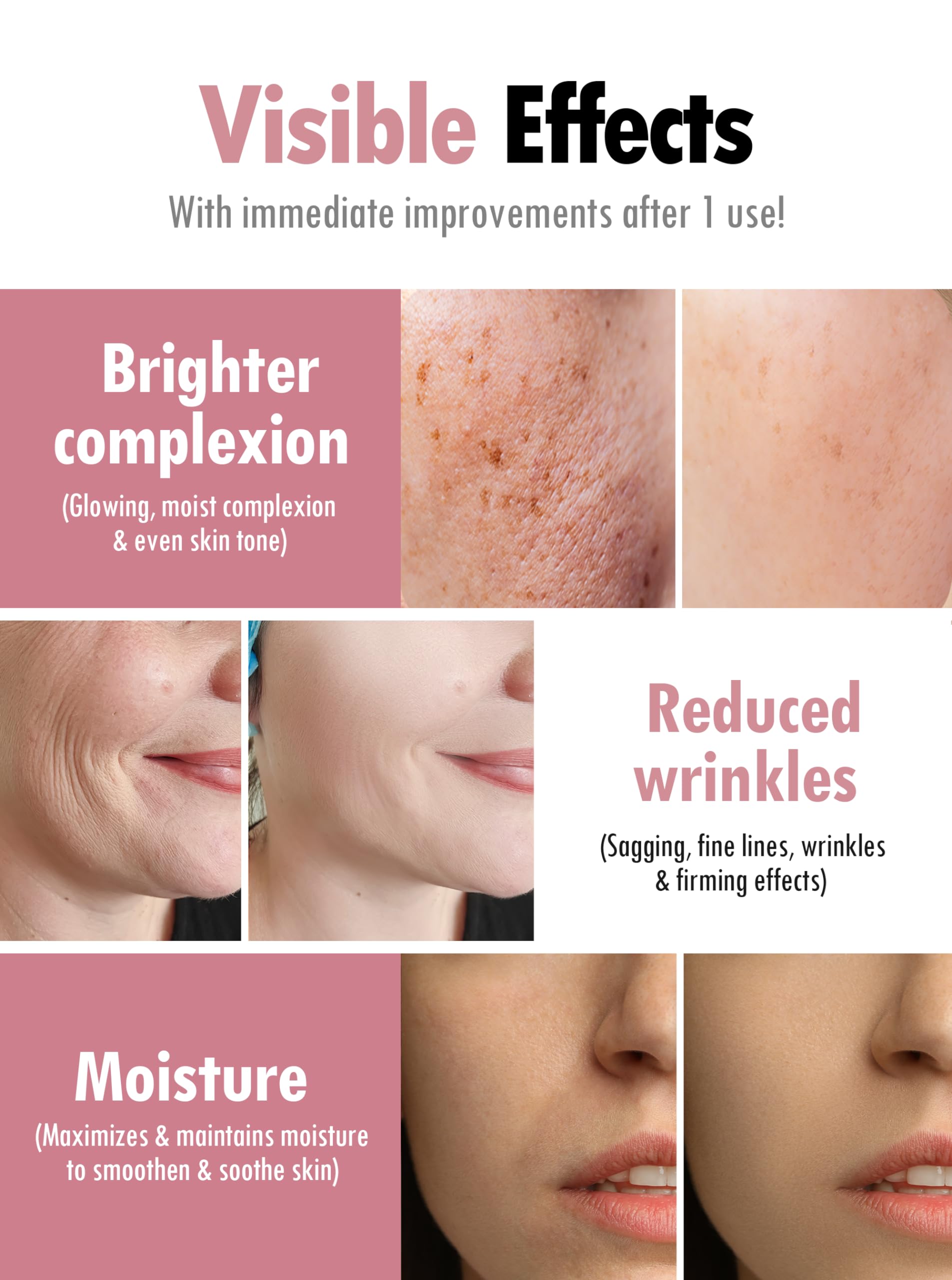 Kahi Wrinkle Bounce Water Full Perfecting Hydrating Face Mask Skin Care | Hyaluronic Acid Face Mask Korean Sheet Mask | Brighten