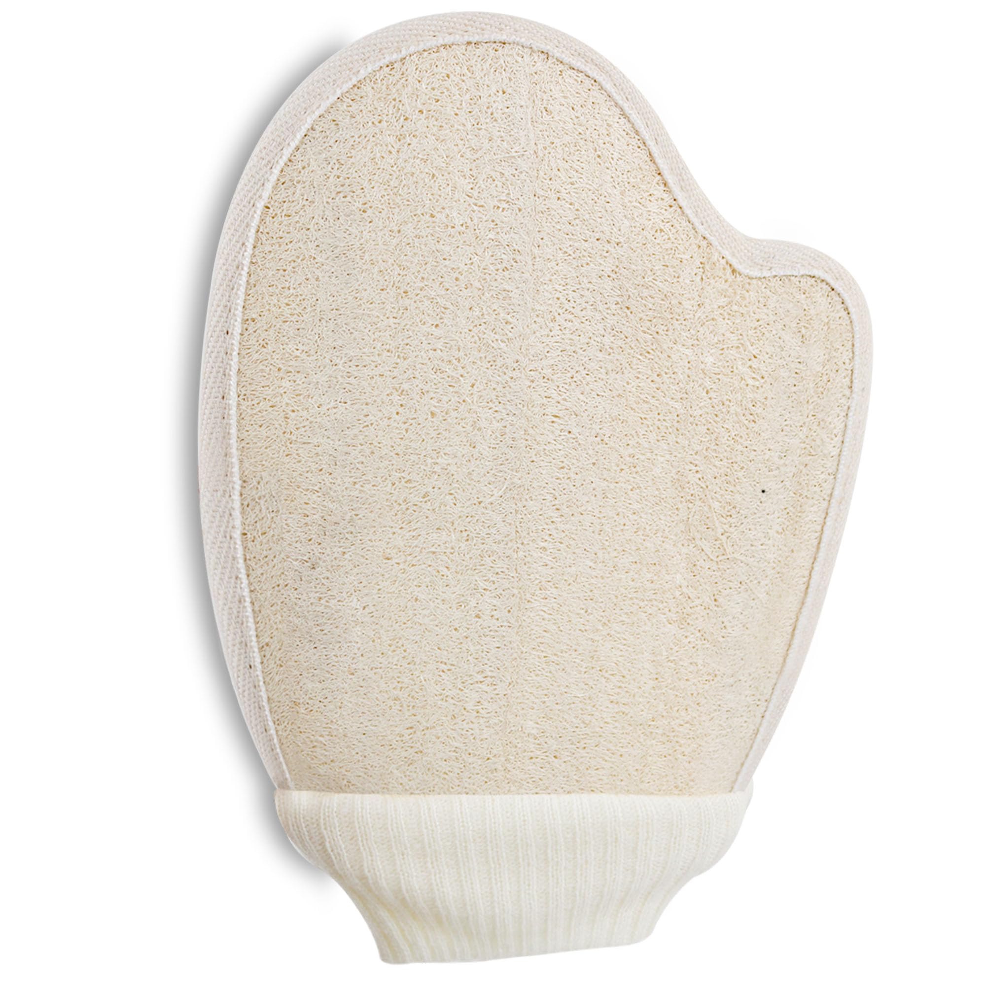 Owiizi Natural Stiff Loofah Back Scrubbers For Shower,Glove Pad Exfoliating Body Scrubber Shower Loofah Sponge Back Loofa For Sh