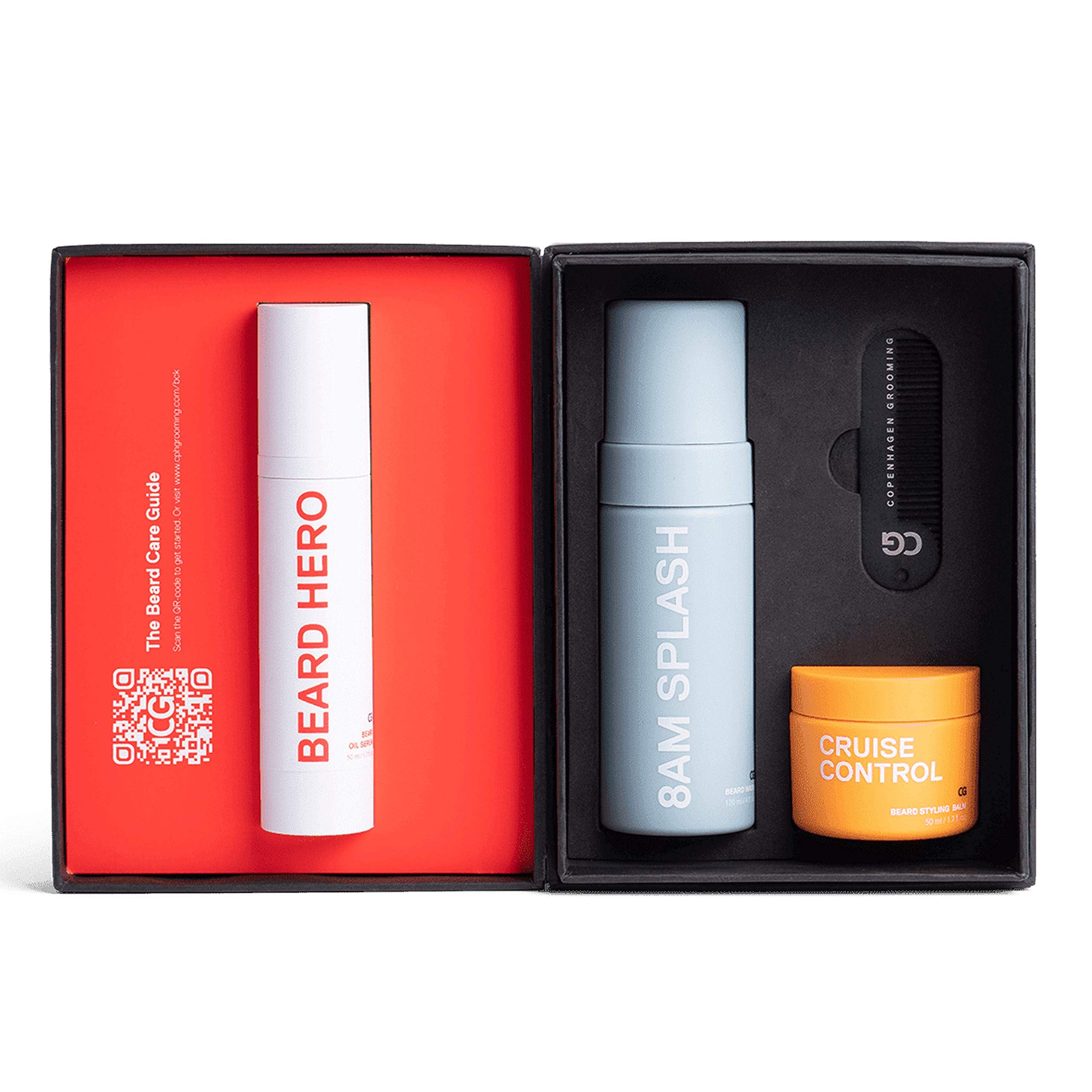 Copenhagen Grooming Beard Care Kit for Men - Balm, Wash & Oil