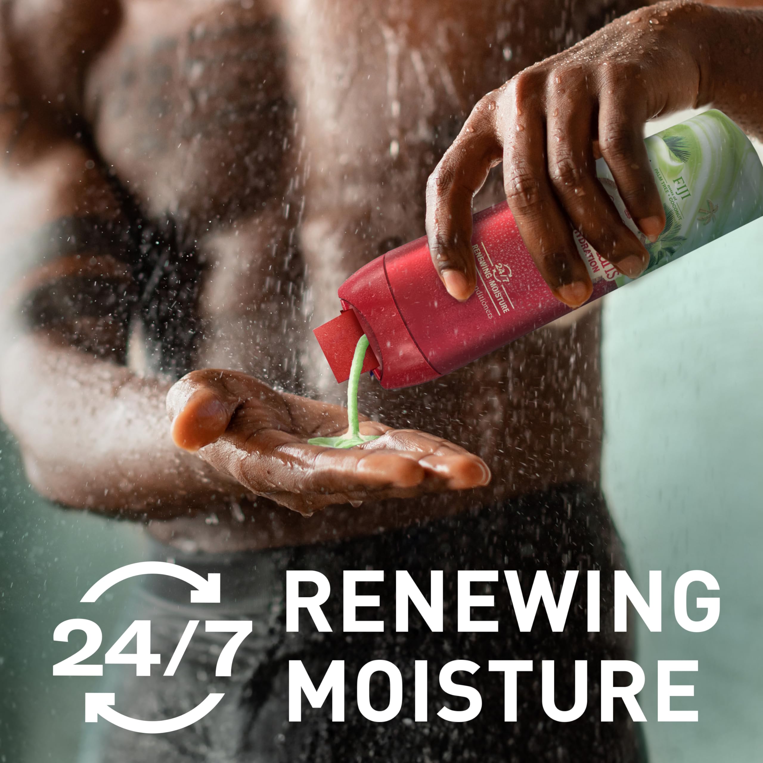 Old Spice Super Hydration GentleMans Body Wash, 24/7 Renewing Moisture, Gentle on Skin, Fiji with Palm Tree + Coconut Scent, 20