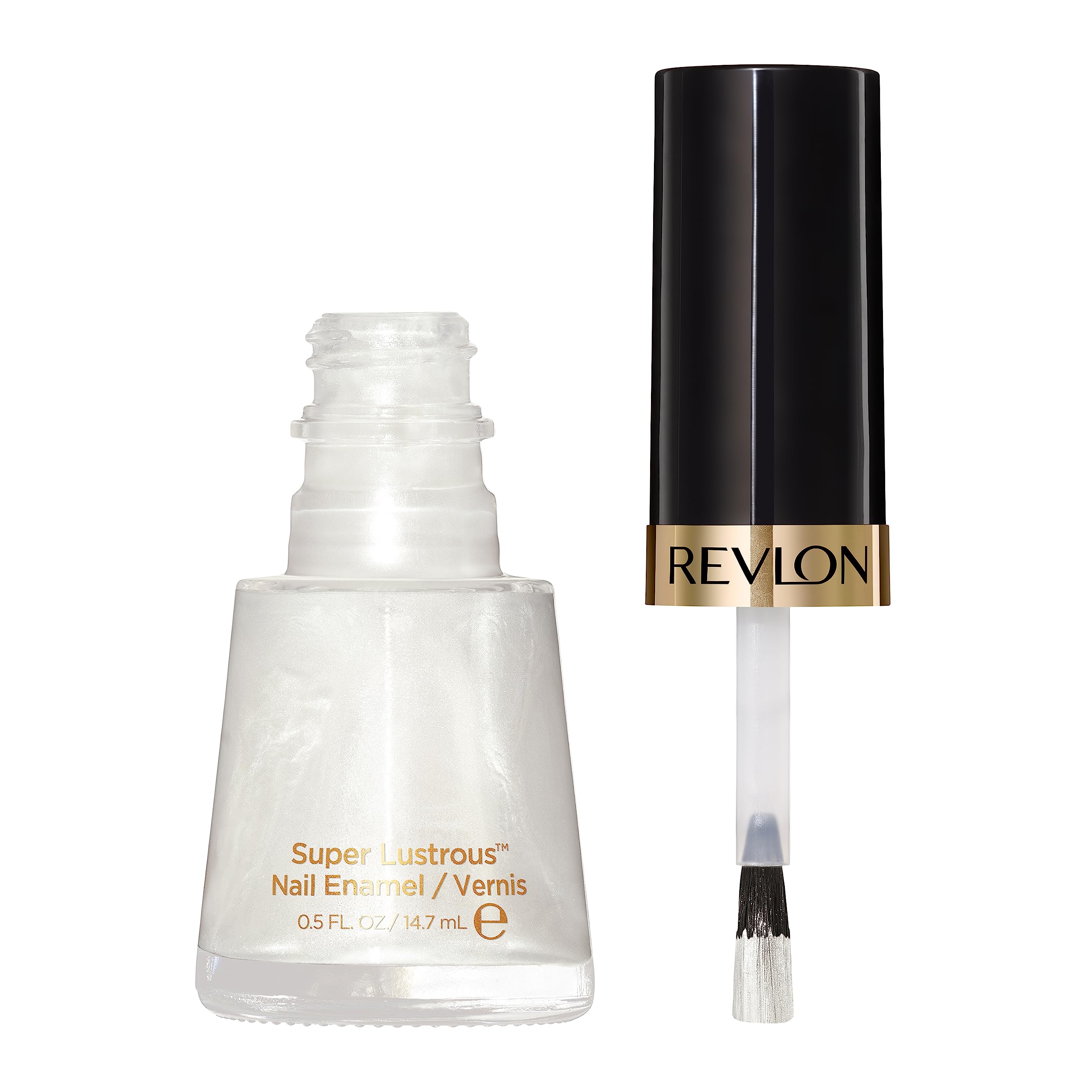 REVLON Super Lustrous Nail Enamel Polish, Chip Resistant, High Shine, 0.5 fl oz, Color 020 Pure Pearl