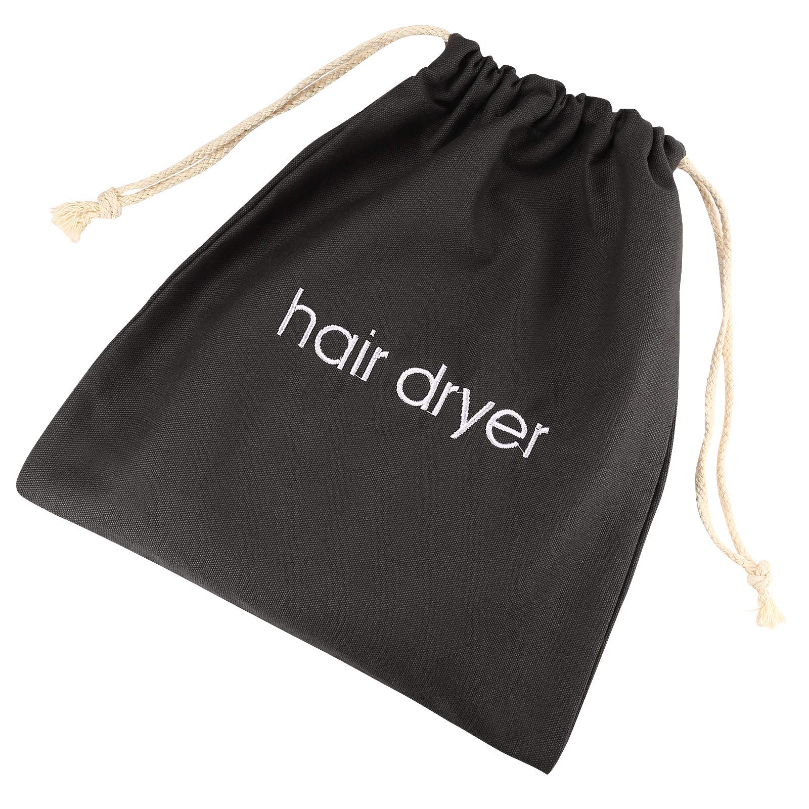 Erkxd 3 | 6 | 8 Pack Hair Dryer Bags Drawstring Bag Container Hairdryer Bag For Travel Bathroom (8 Pcs Grey)