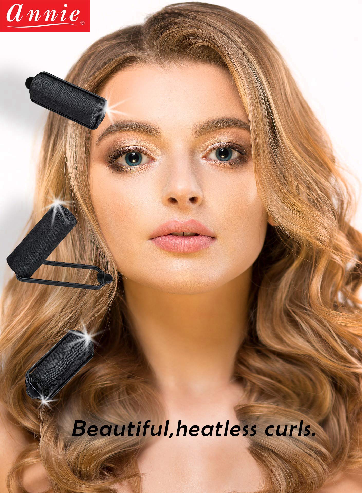 satin roller curler jumbo size hair accessories, jumbo