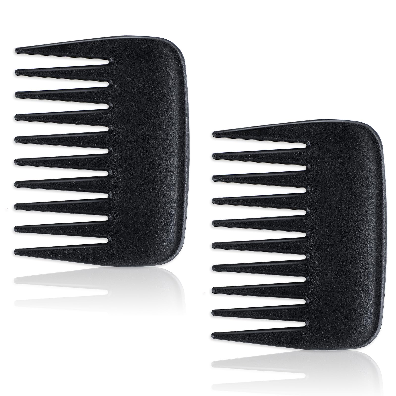 2 Pcs Wide Tooth Comb, Pocket Small Travel Mini Curly Hair Comb Wallet Shower Styling Comb Suitable for Women and Men Straight, 