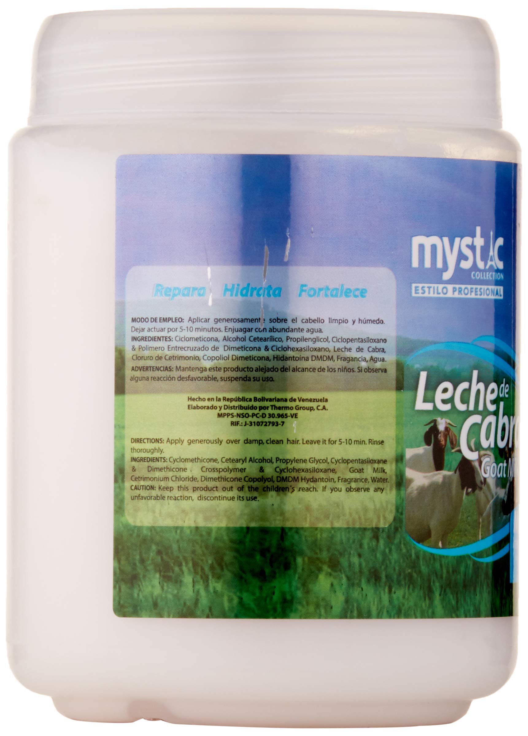 Kleravitex Goat Milk Treatment Mask for Dry, Damaged Hair - 35oz - Deep Conditioning, Nourishing & Hydrating, Promotes Growth, I