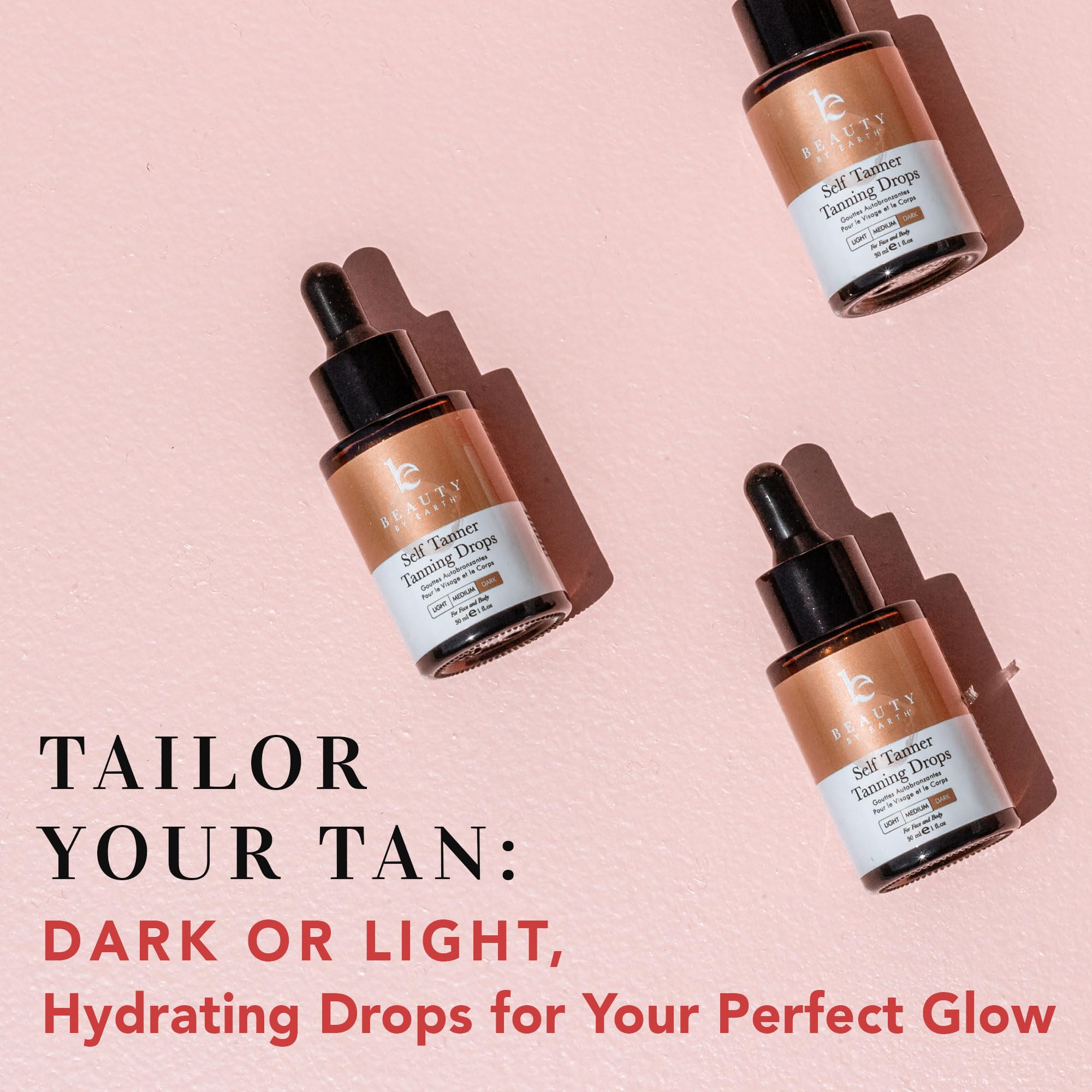 Self Tanning Drops - Face Tanner Drops Ultra Dark - Bronzer Drops - Self Tanner for Face - Self Tanners Best Sellers - Face Tann