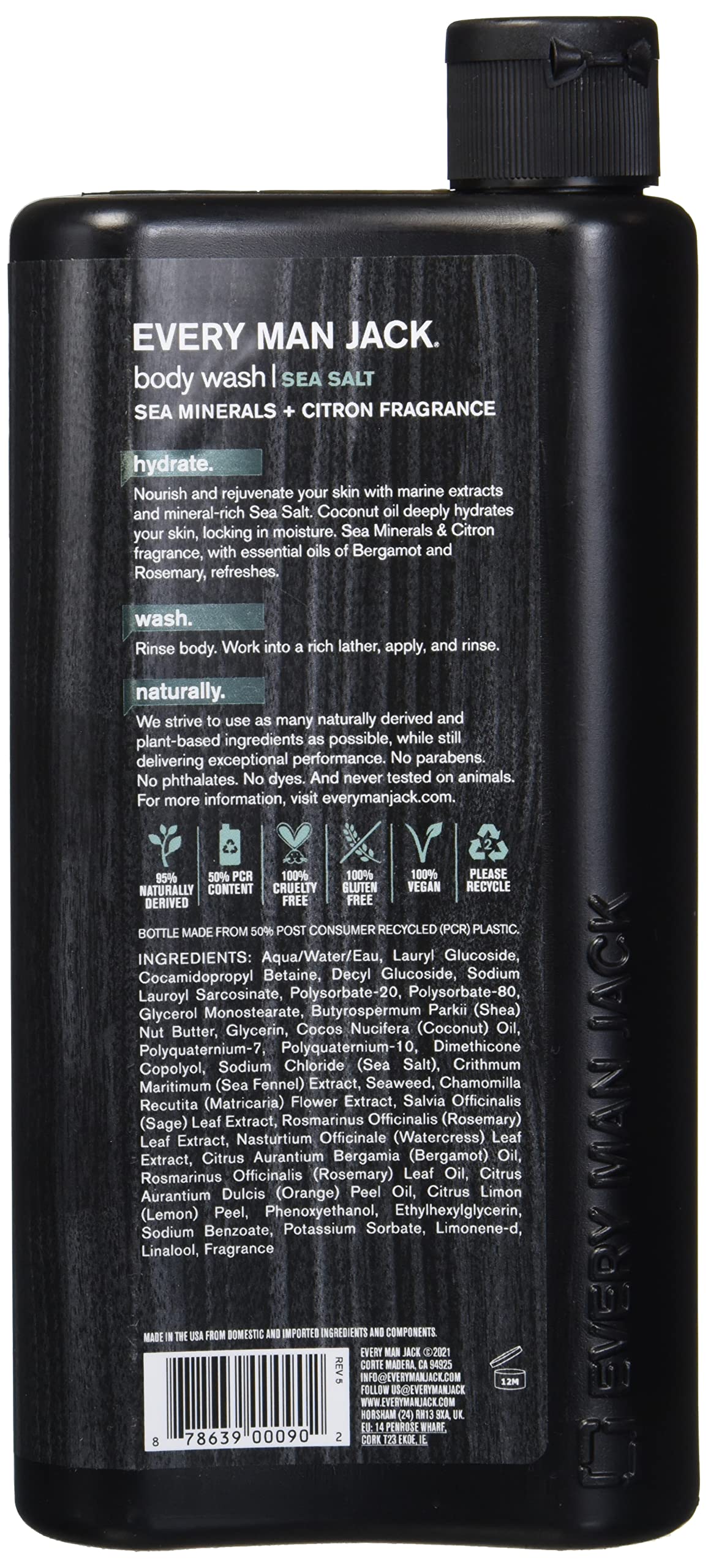 EMJ SEA SALT BODY WASH ( 1 X 16.9 OZ   )