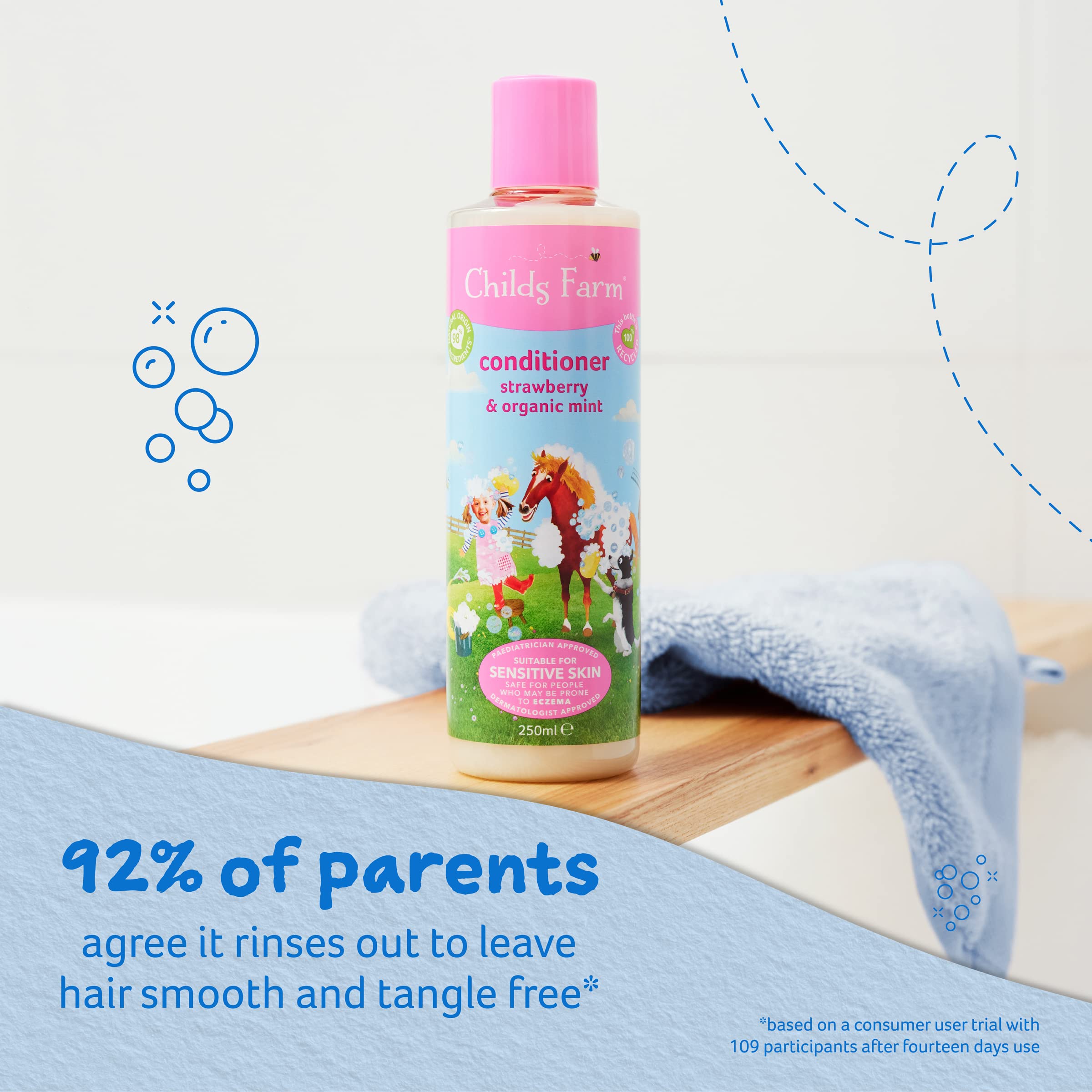 Childs Farm Tame That Mane Conditioner For Unruly Hair 250Ml