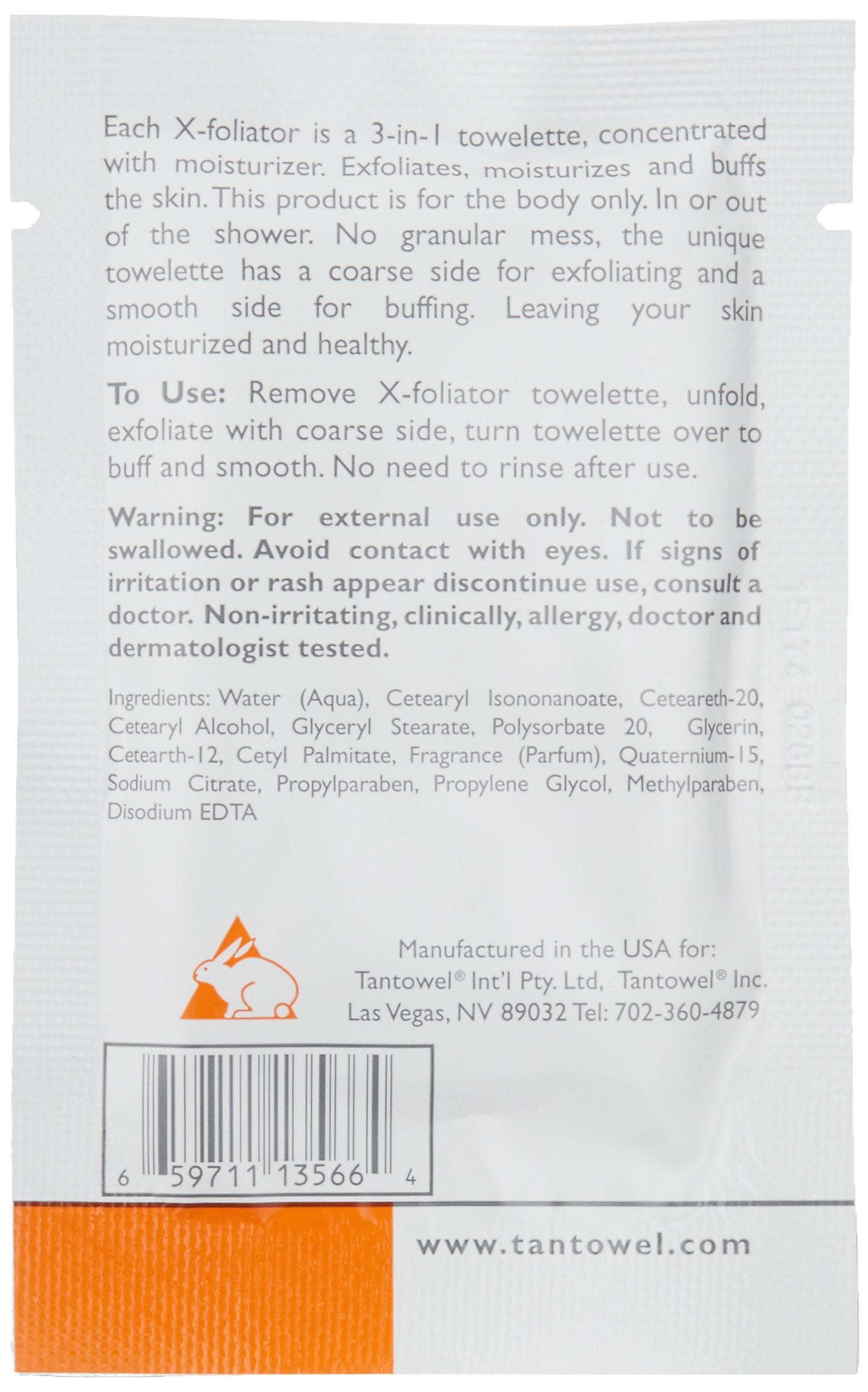Tan Towel X Foliator, 10 Count
