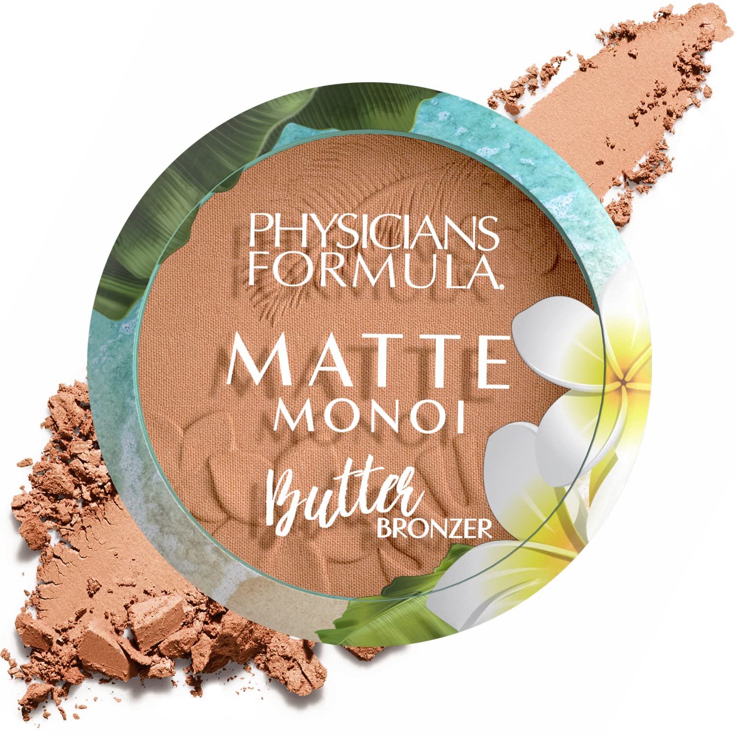 Physicians Formula Matte Monoi Butter Bronzer Matte Bronzer Powder Face Makeup, Dermatologist Tested, Vegan, cruelty-Free, glute