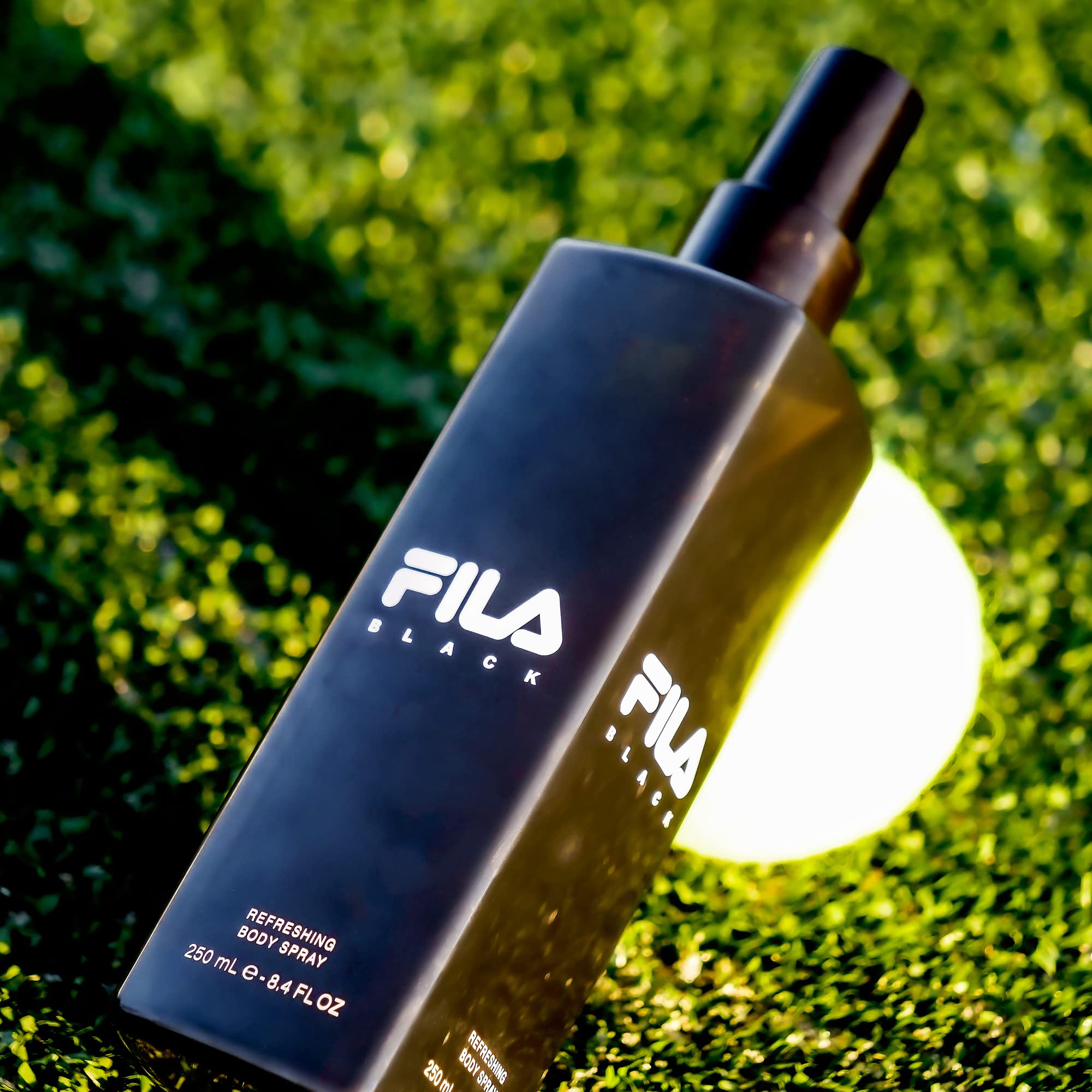 Fila Black For Men - Invigorating Spicy And Floral Fragrance For Him - Extra Strength, Long Lasting Scent Payoff For All-Day Wea
