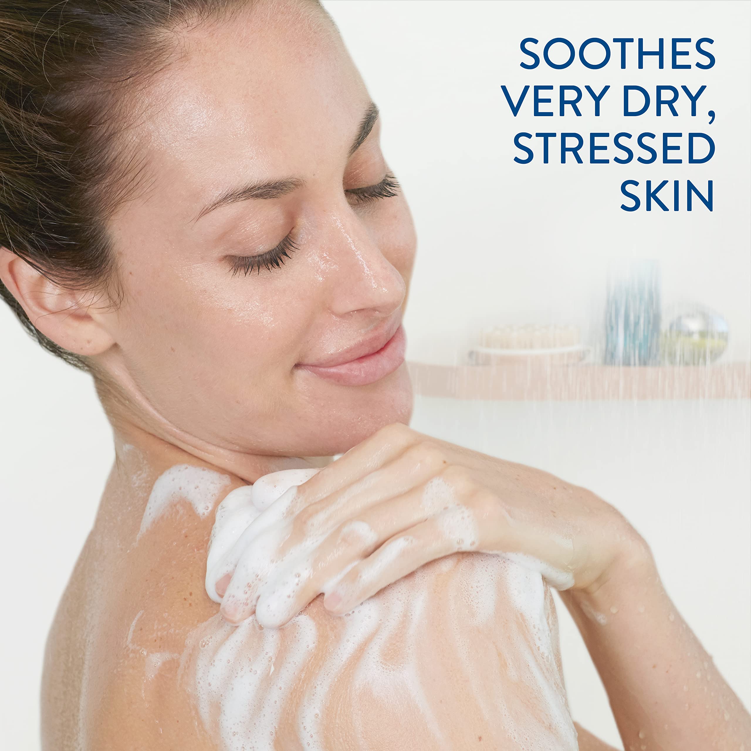 Cetaphil Restoraderm Soothing Wash, 10 Floz Pack Of 3, Soothes Dry, Stressed Skin, Hypoallergenic, Soap & Paraben Free, National