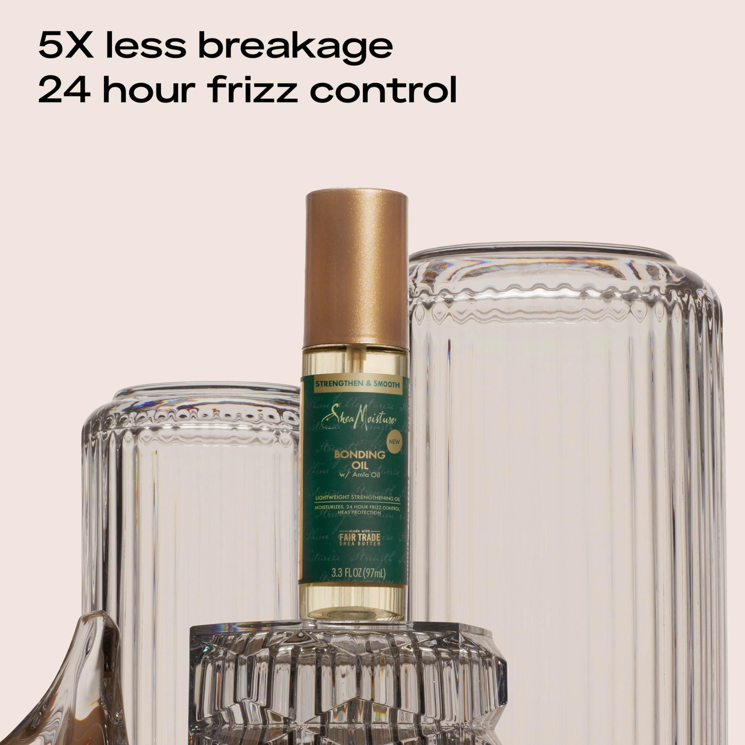 Shea Moisture Bonding Oil Amla Oil to Strengthen & Smooth Hair 3.3 FO