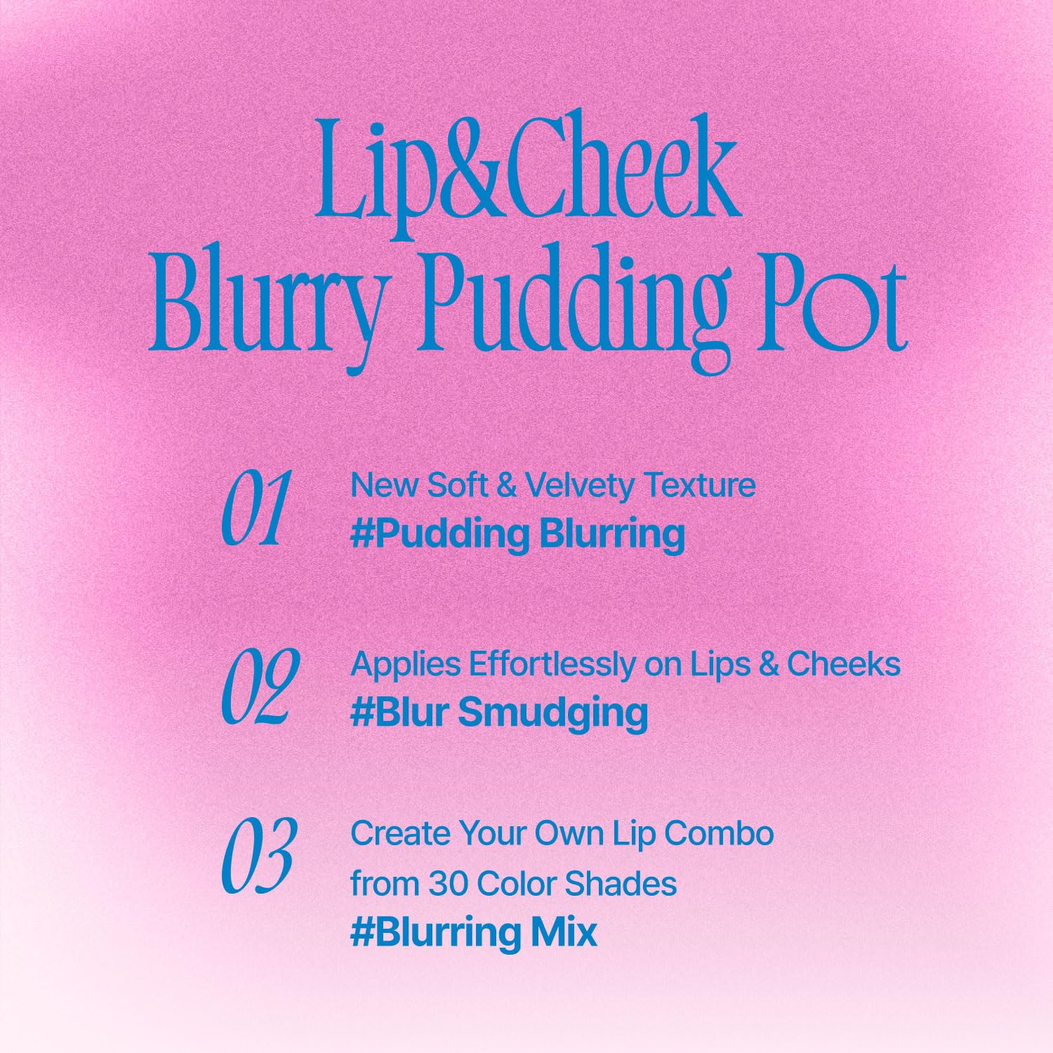 Fwee Lip&Cheek Blurry Pudding Pot | Blushed Moment - Cherry | Makeup Blush, Buildable Lightweight, Multi-Use Soft Matte Finish |